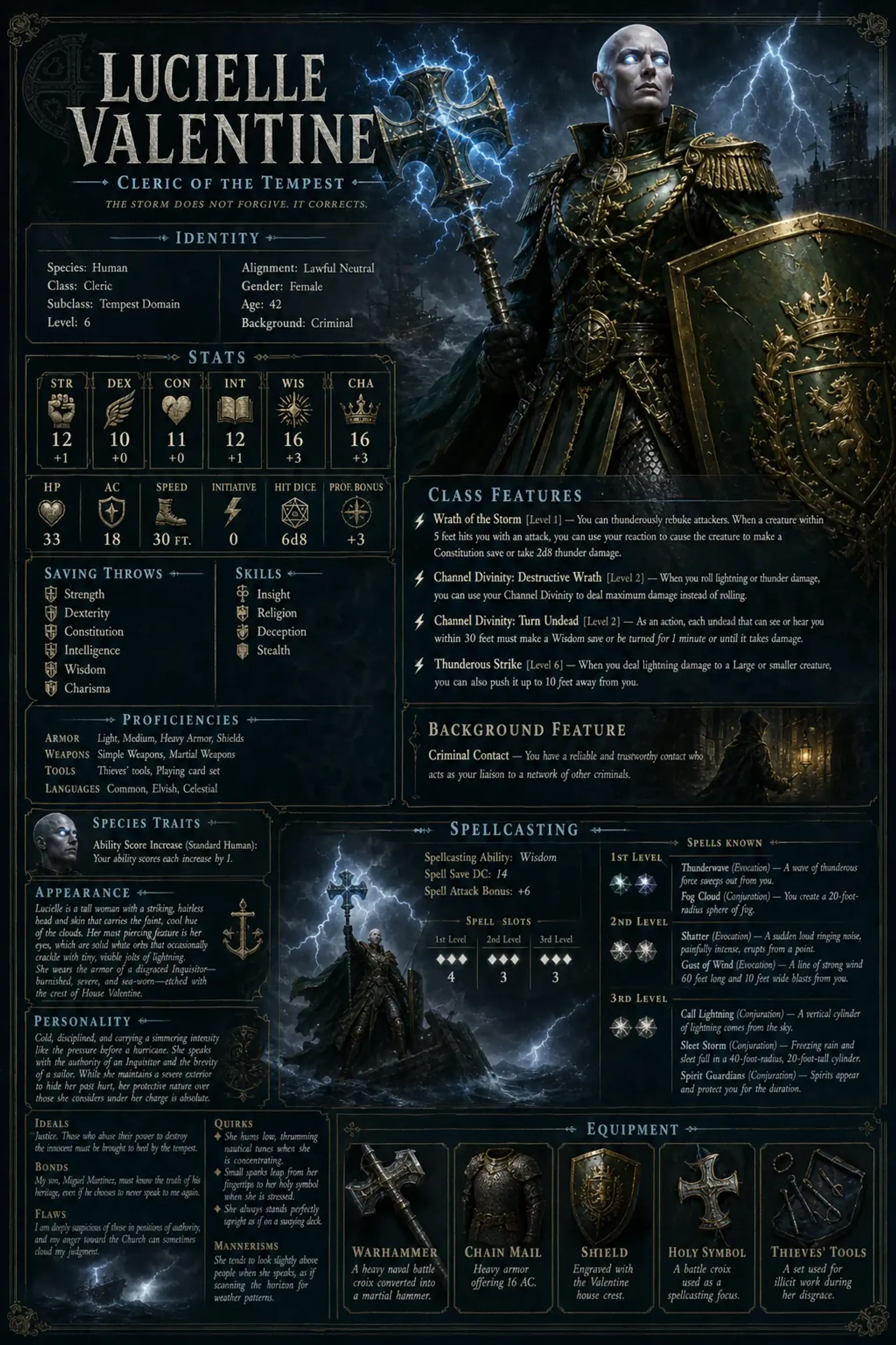 Character Sheet
