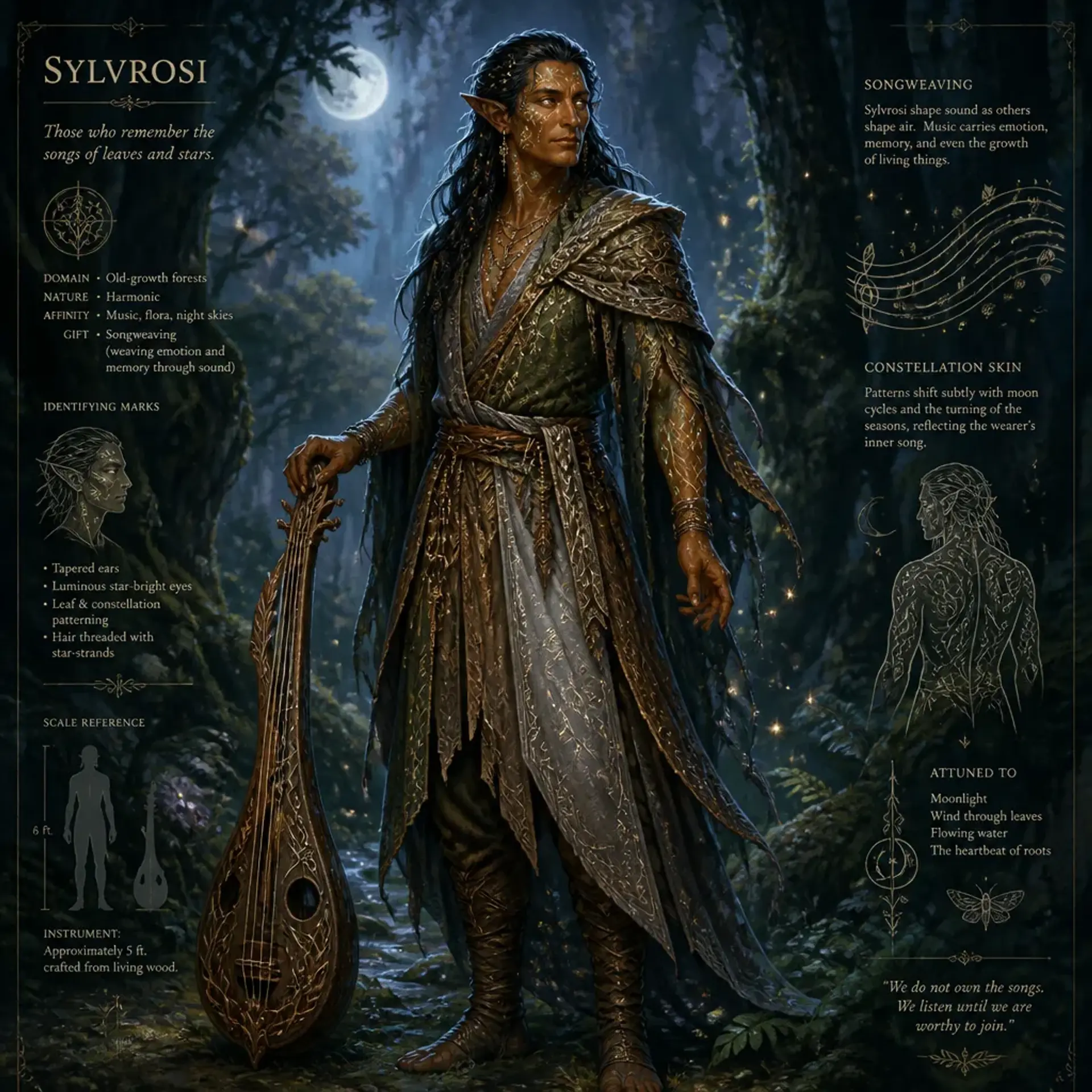 Sylvrosi - AI-generated fantasy Species