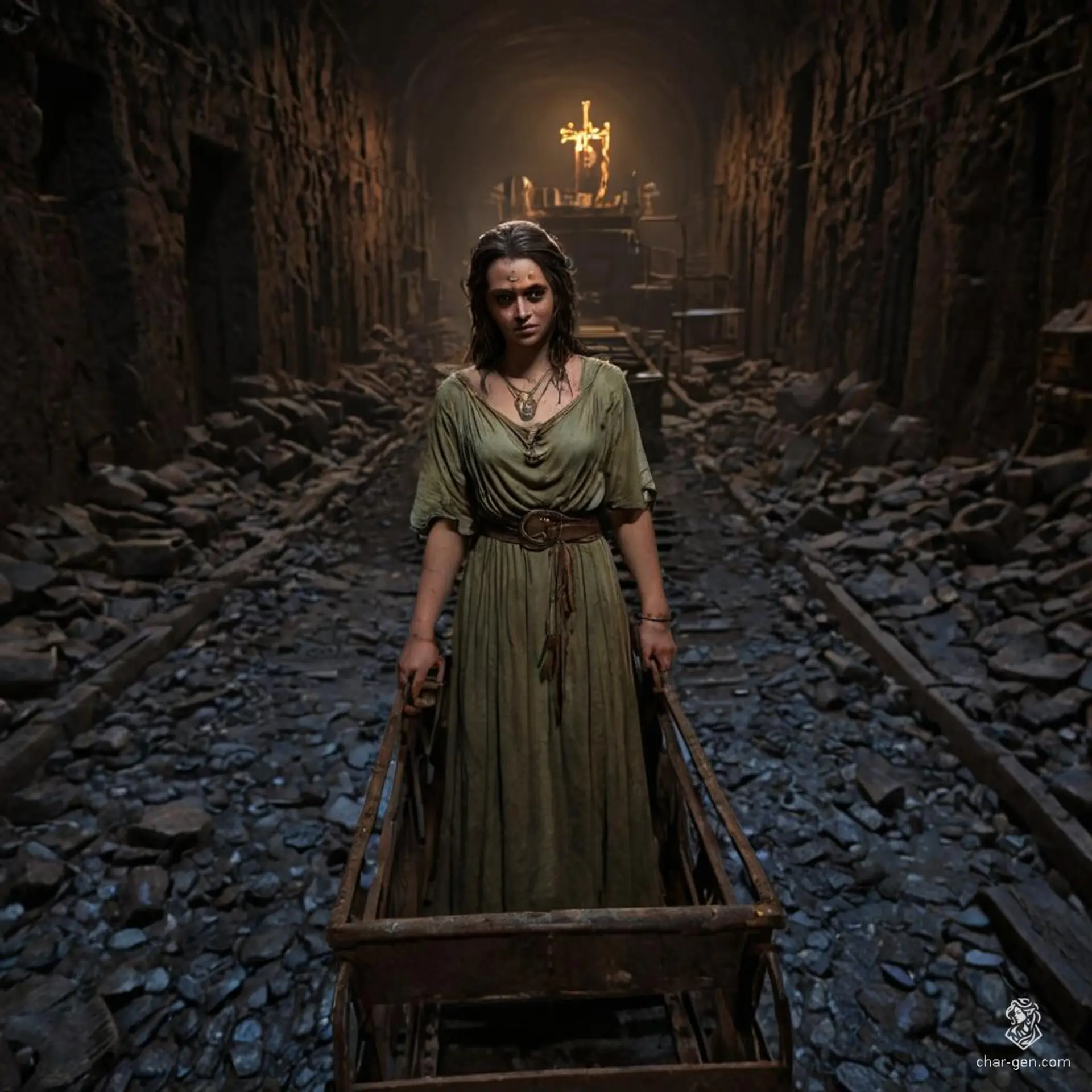 Celestia is a radiant aasimar, embodying divine grace with her subtle glow and angelic presence. Her unusual colored eyes reflect the wisdom of the heavens, captivating all who gaze upon her. She walks among mortals, guiding them with compassion and light.