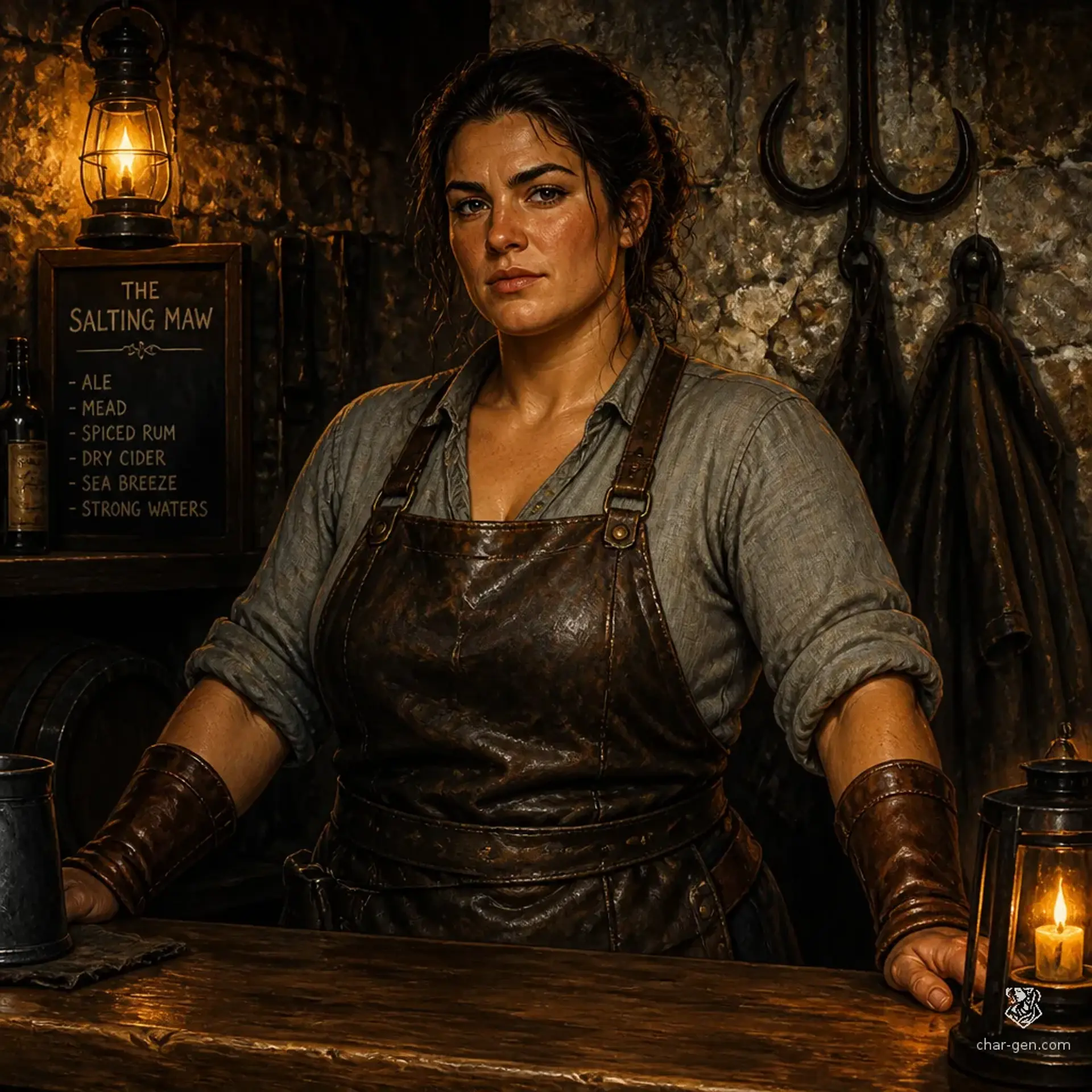 The Boar's Neck - AI-generated fantasy Tavern