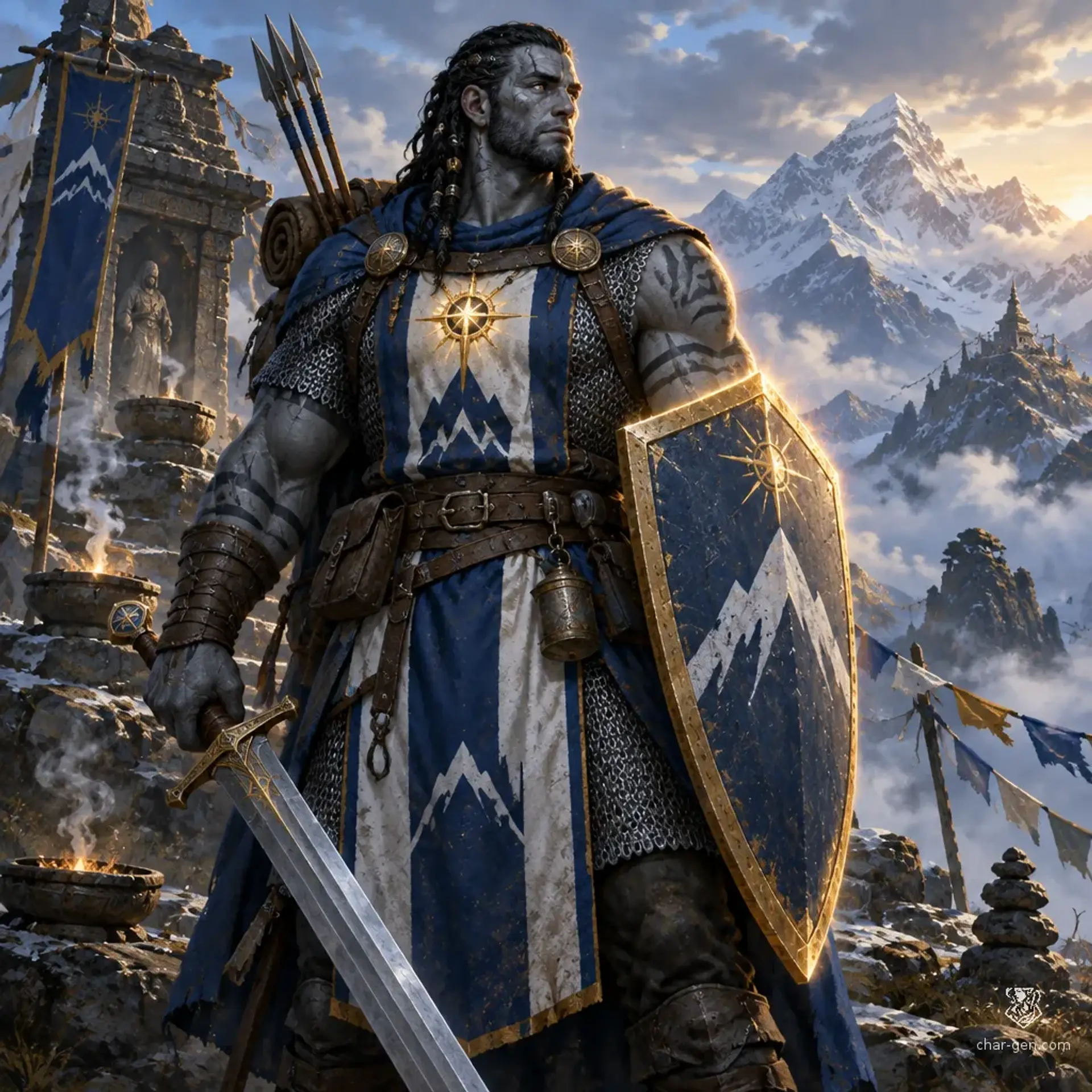 Big Scary Goliath :P - AI-generated fantasy Character