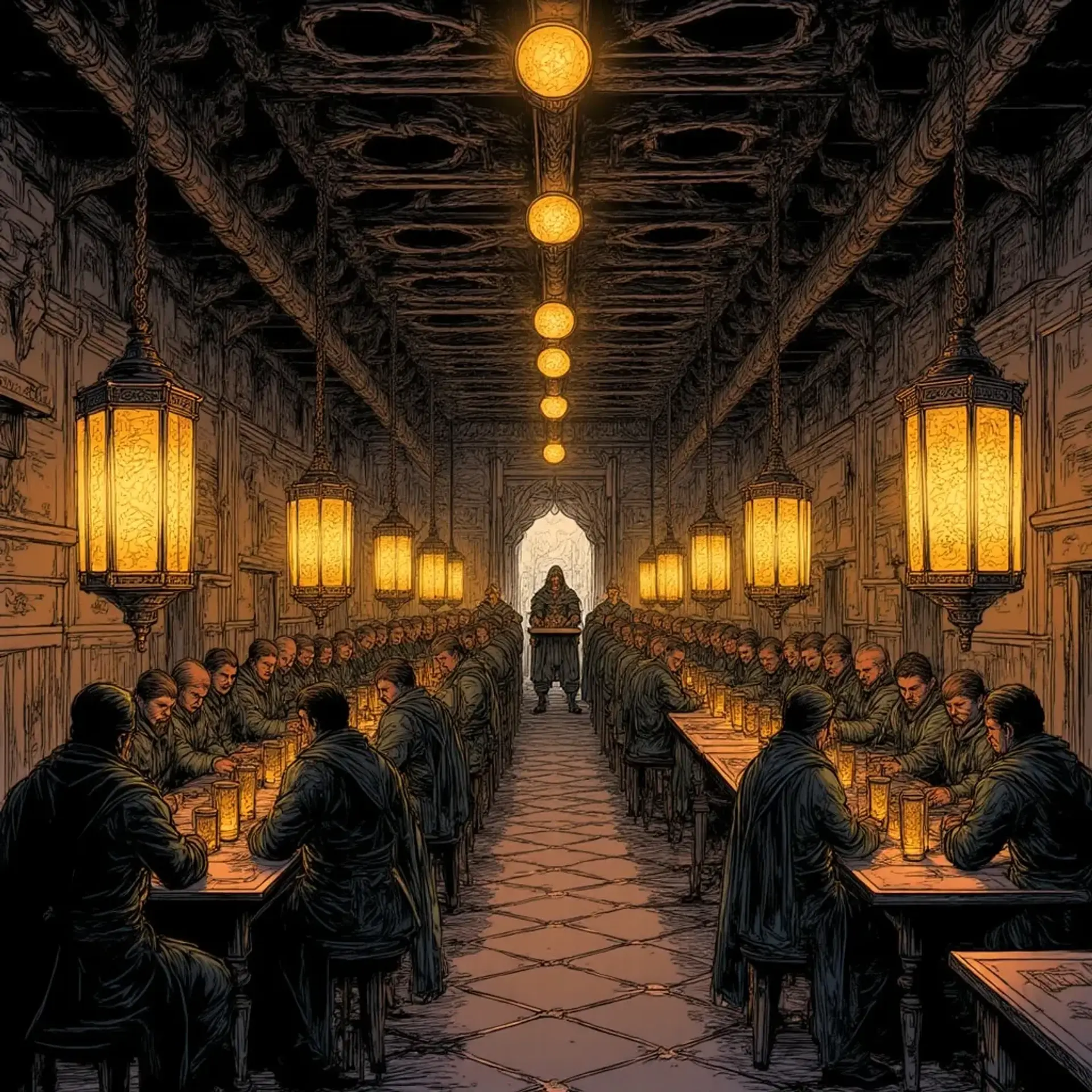 The Octant Lantern - AI-generated fantasy Tavern