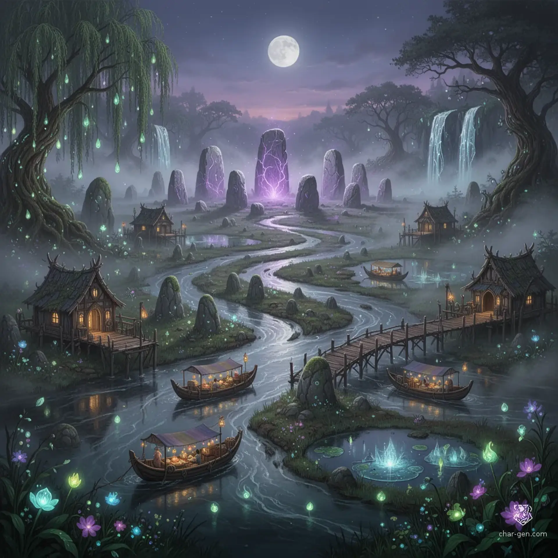 Feywild - AI-generated fantasy Region
