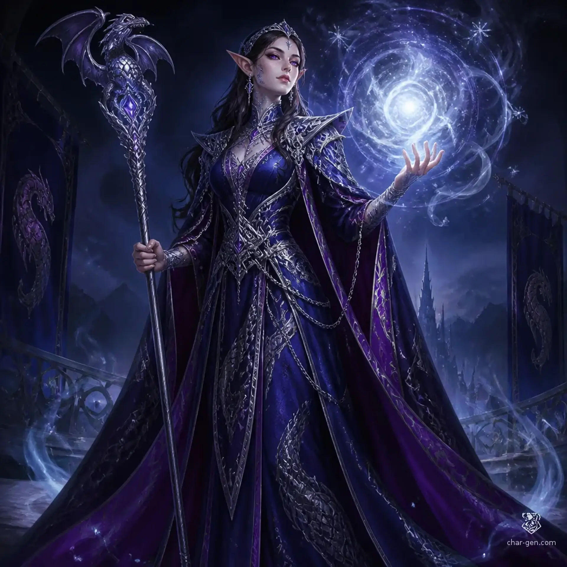Amelina Sair - AI-generated fantasy Character