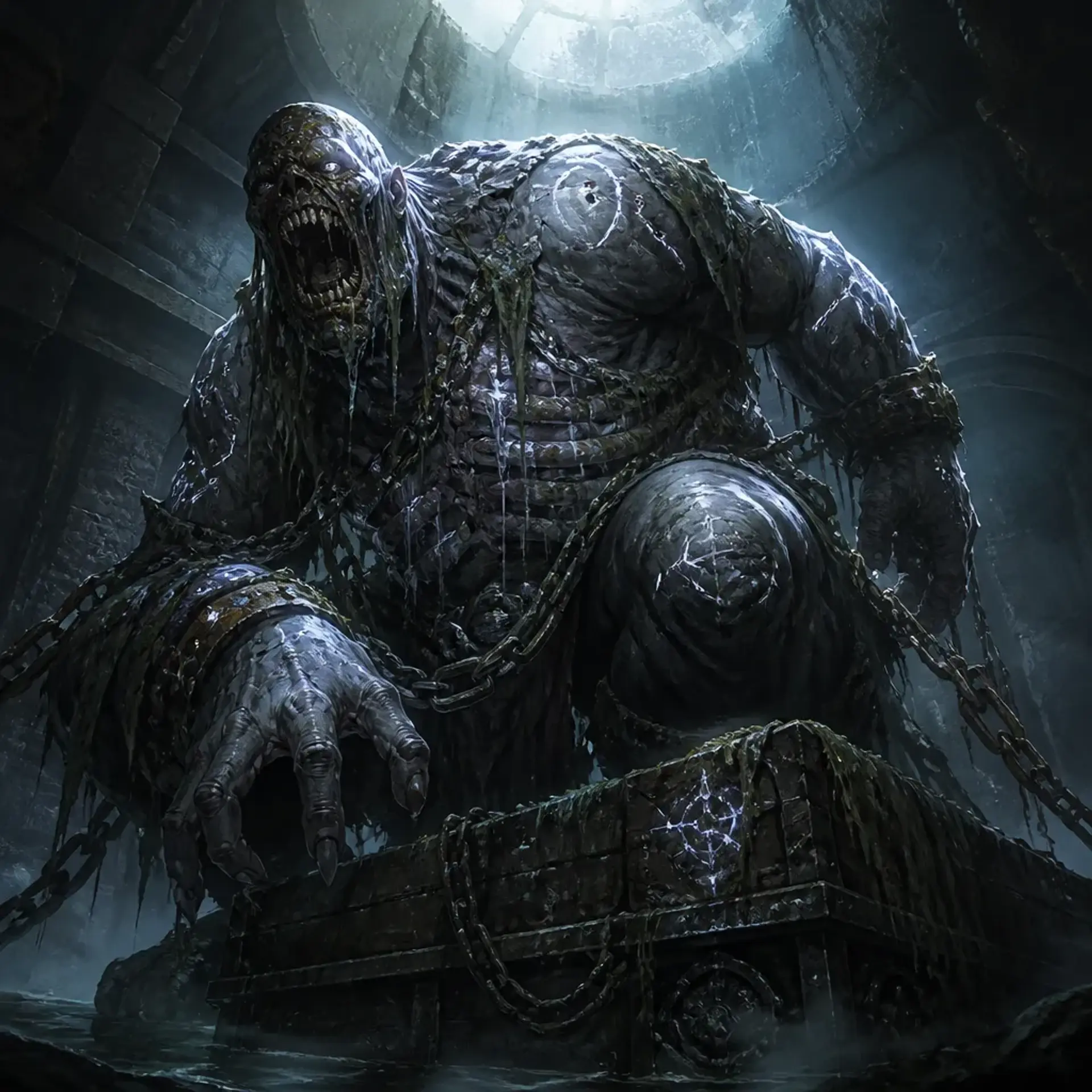 Crypt Ghast - AI-generated fantasy Monster