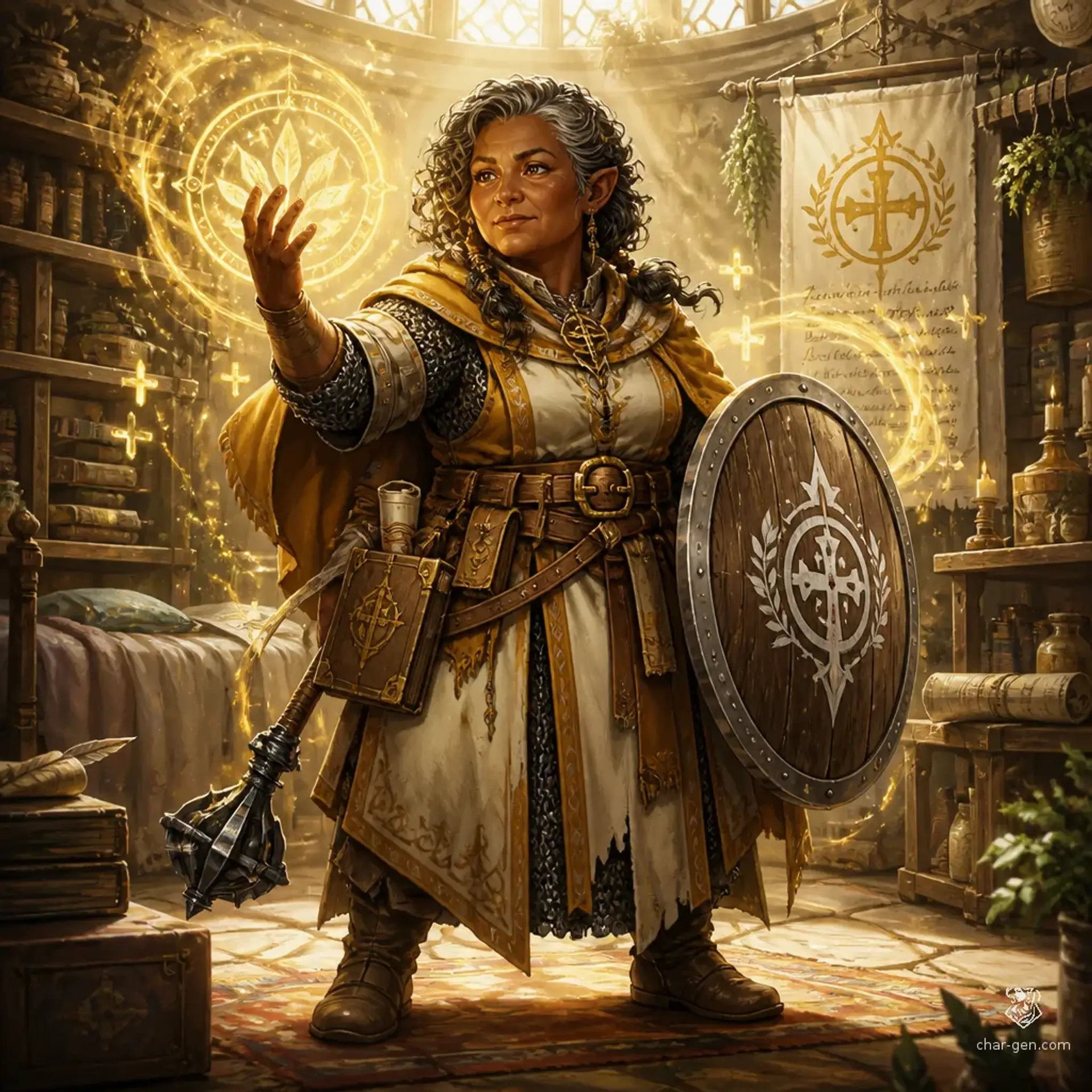 Shesheni Mtembe - AI-generated fantasy Character