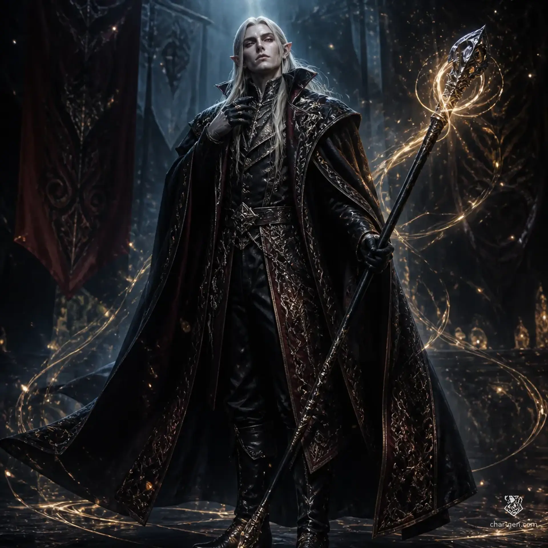 Sigmund Lazarelle - AI-generated fantasy Character