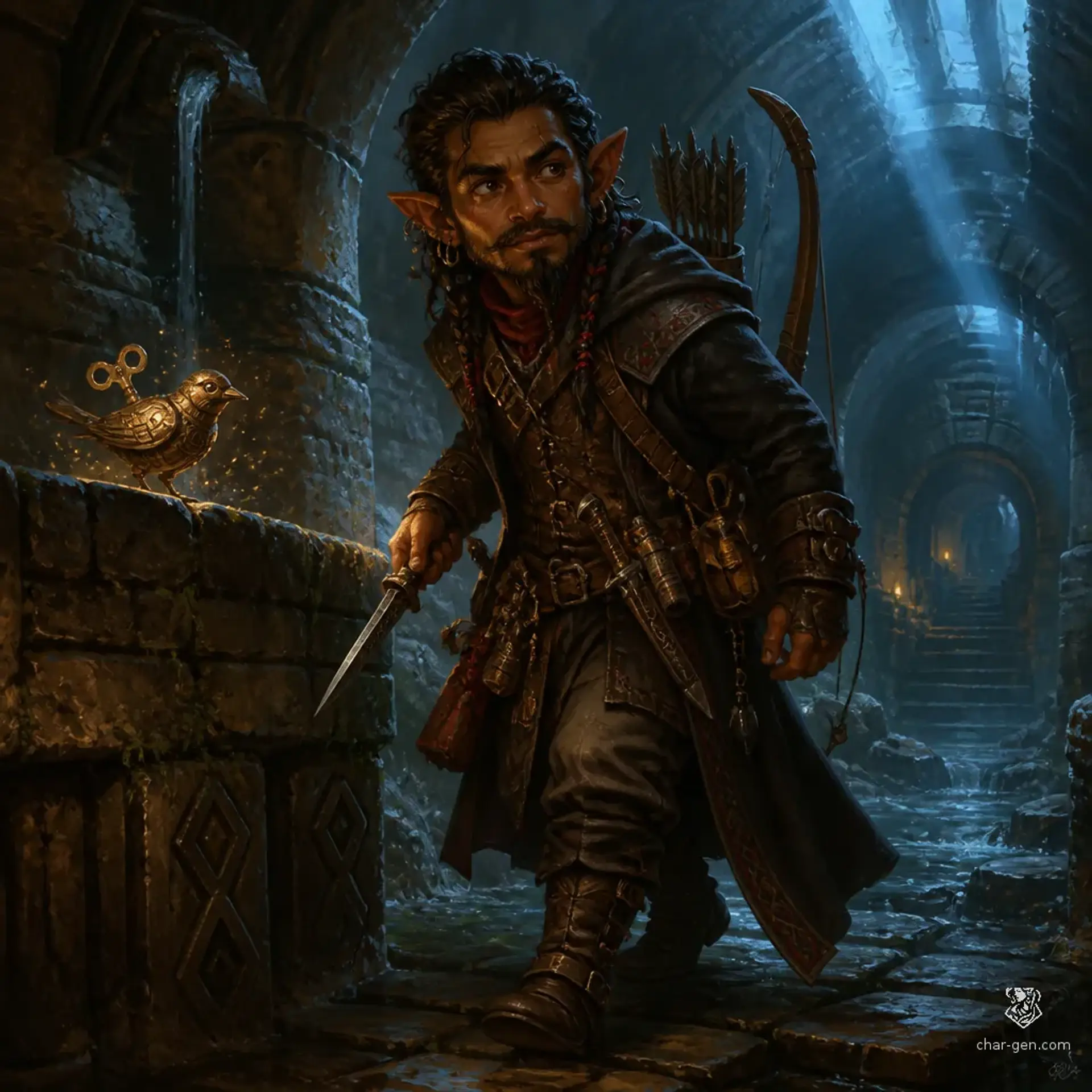 Shihashi Quispe - AI-generated fantasy Character