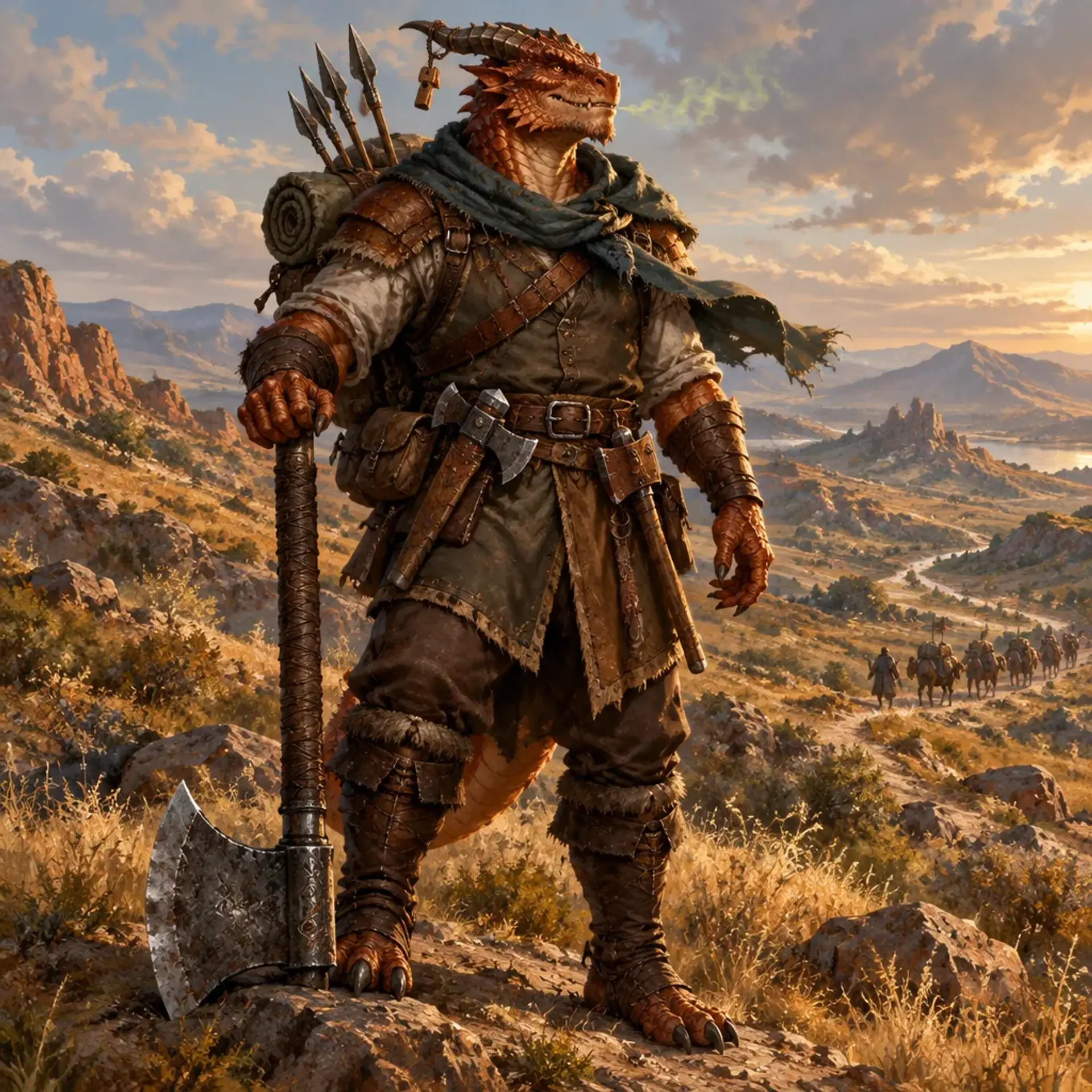 Bori - AI-generated fantasy Character