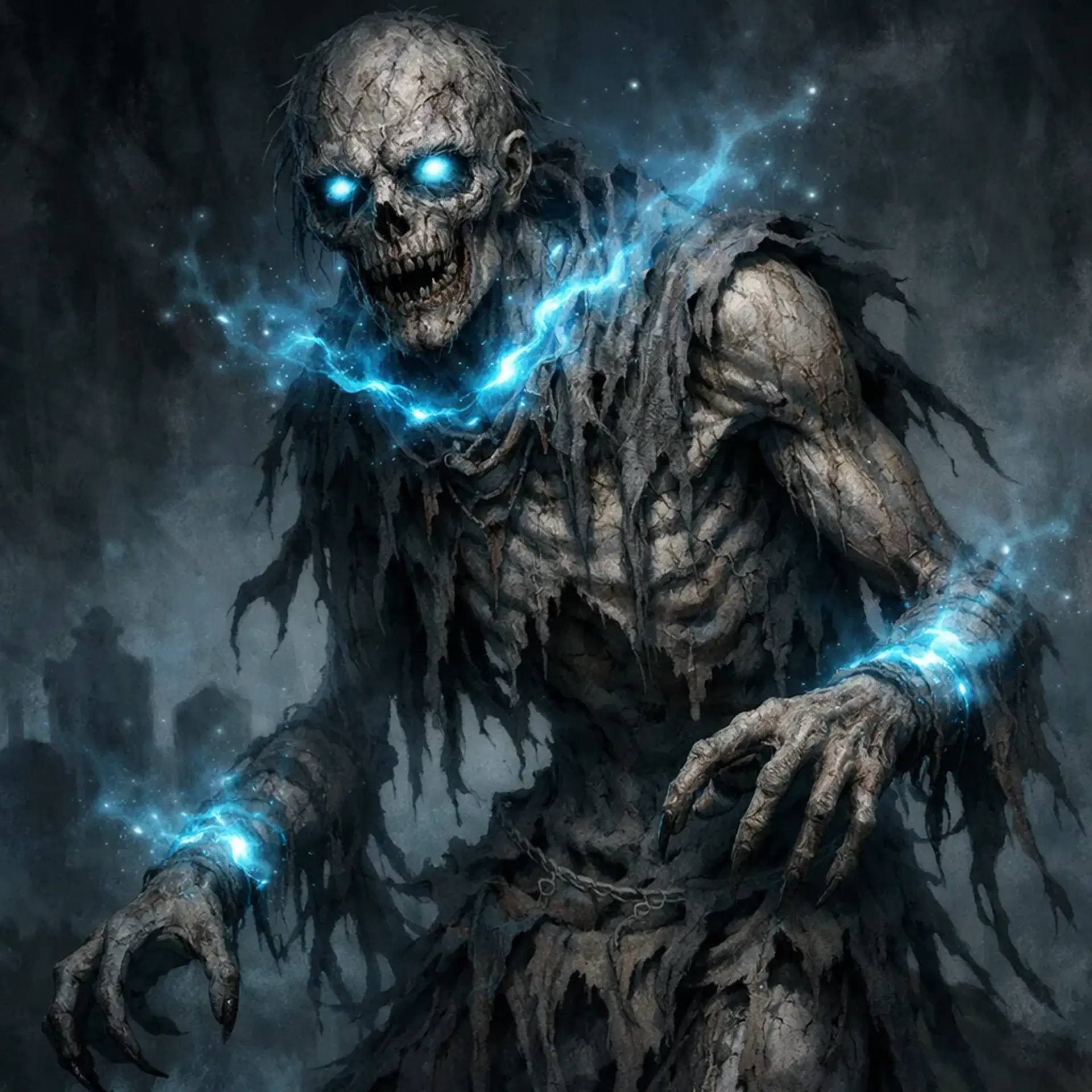 Shade Zombie - AI-generated fantasy Monster