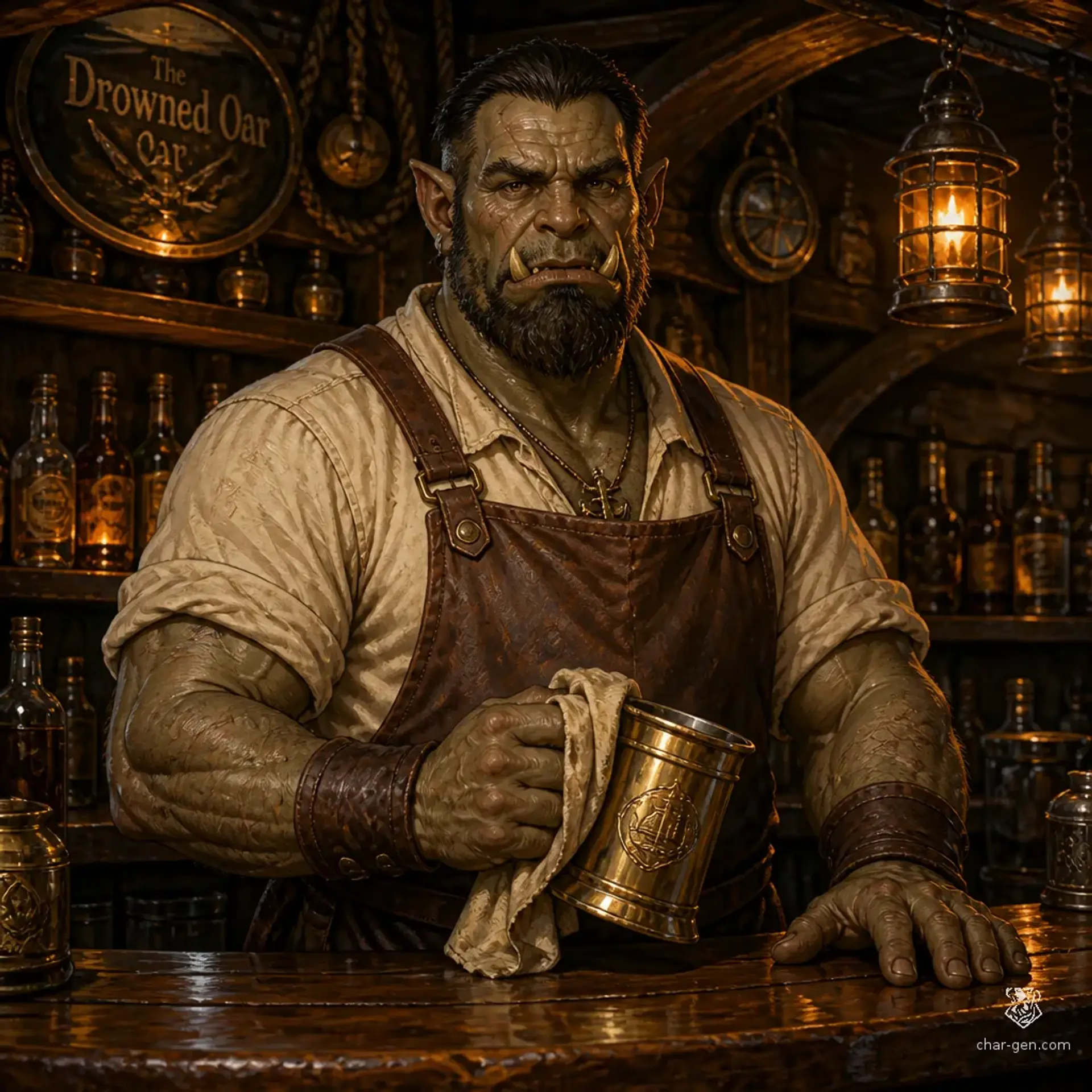 The Barnacle's Anchor - AI-generated fantasy Tavern