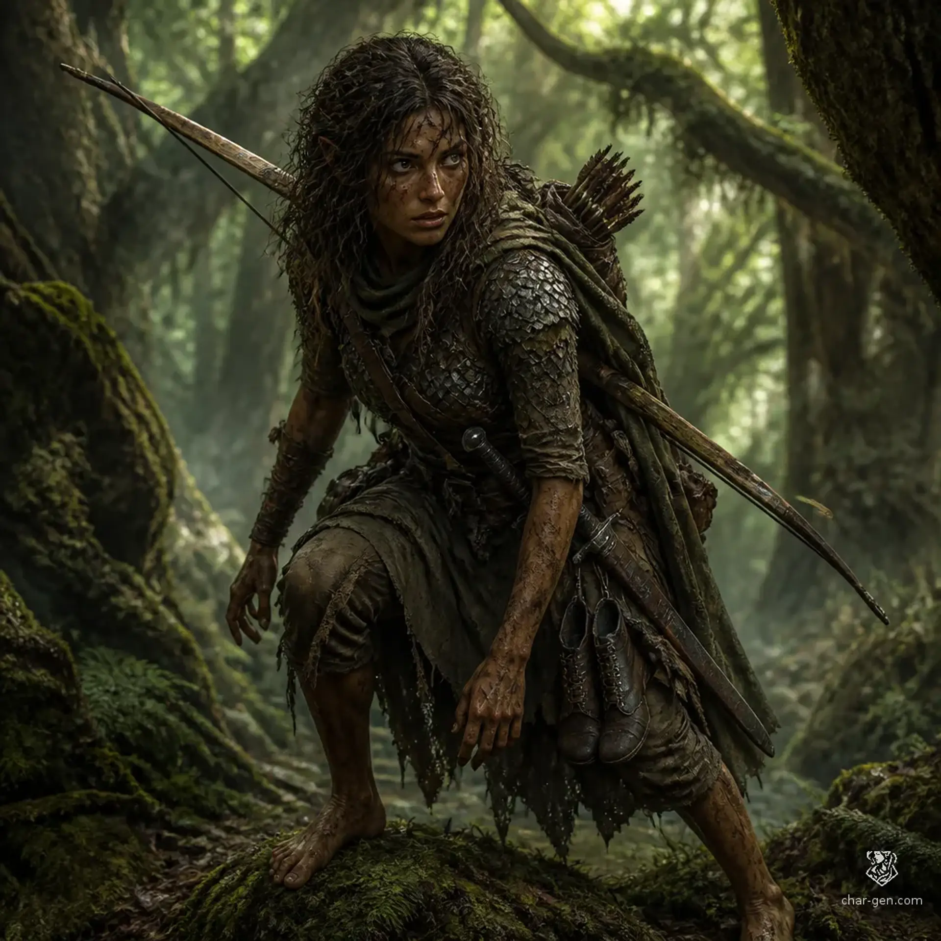 Brier - AI-generated fantasy Character