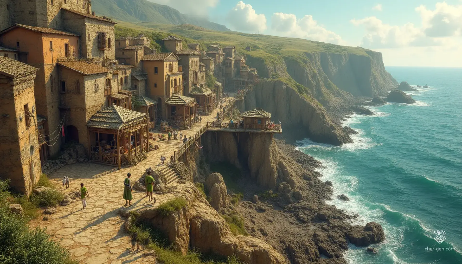 Pallklint - AI-generated fantasy Settlement