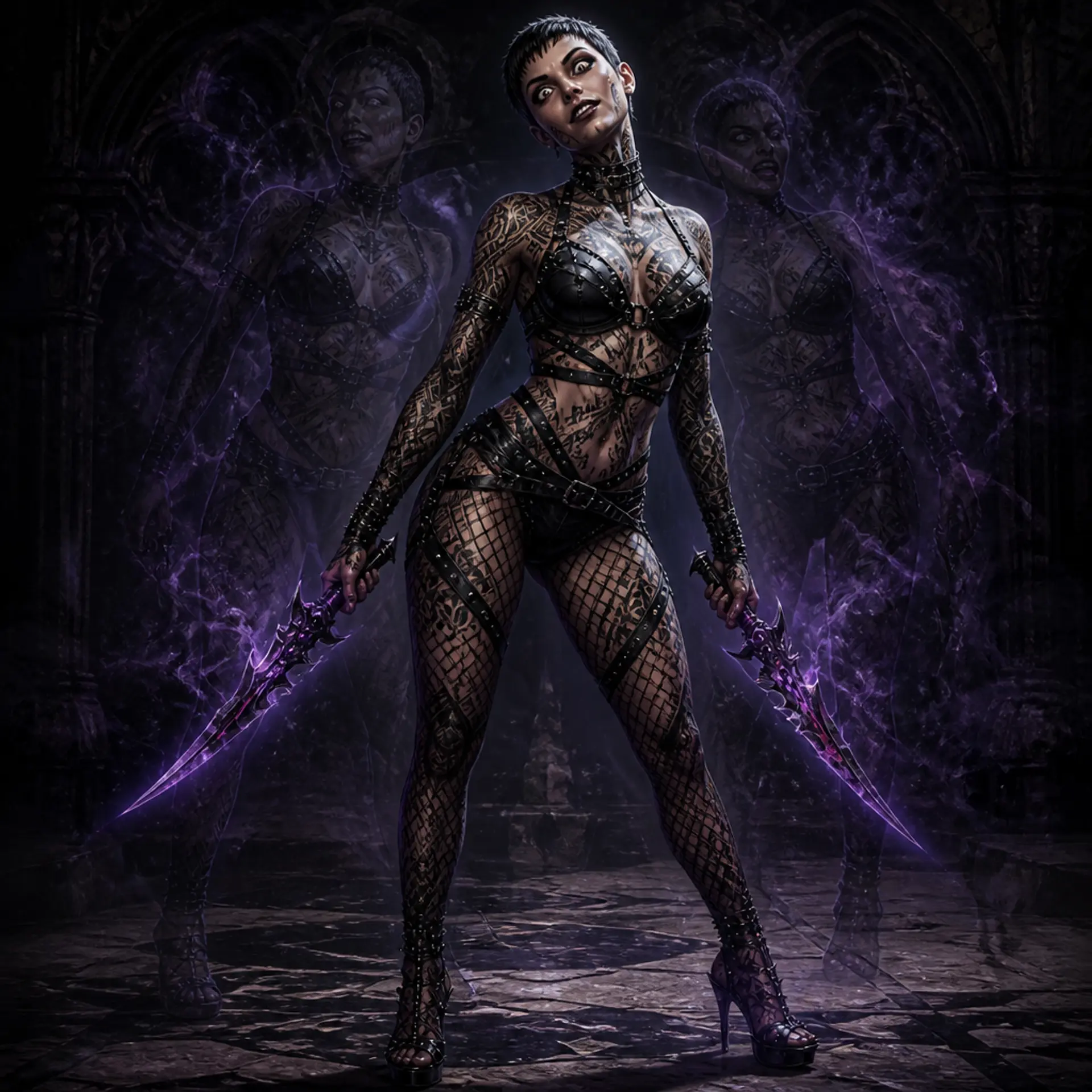 Malice Vane - AI-generated fantasy Character