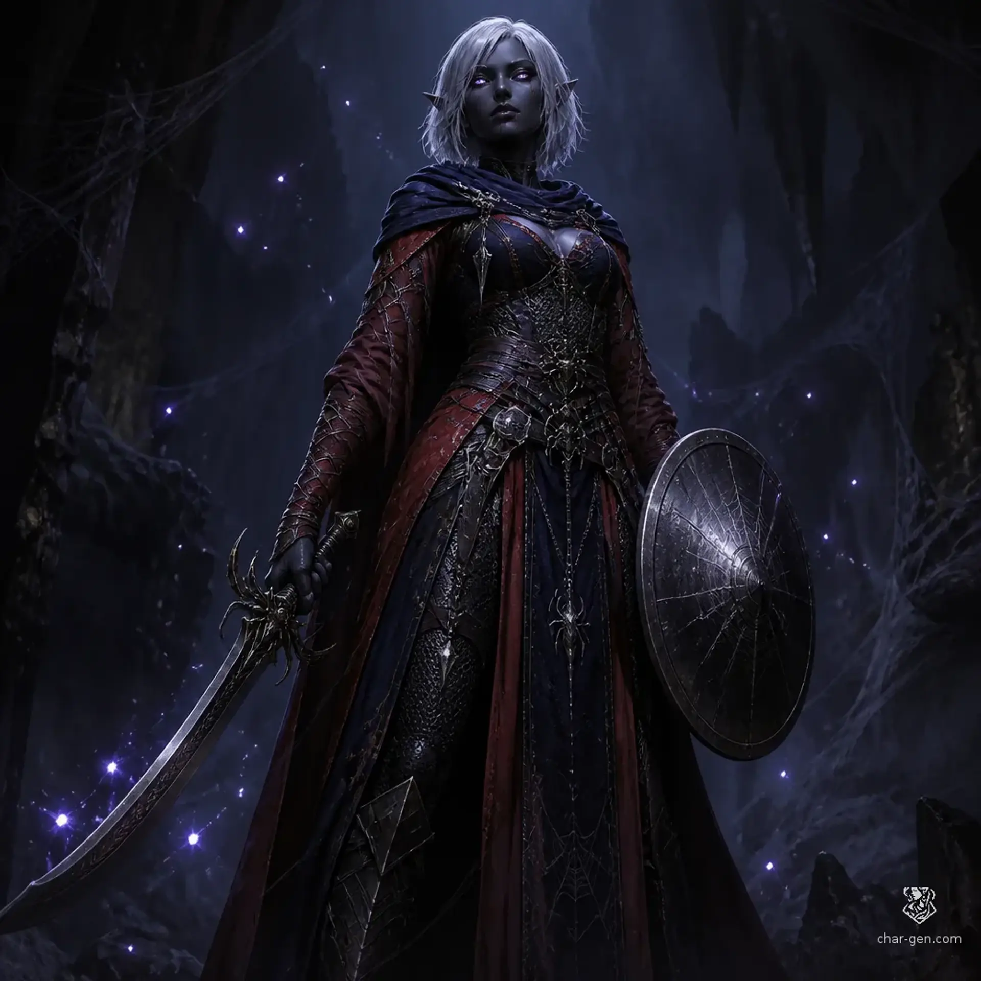 Malice - AI-generated fantasy Character