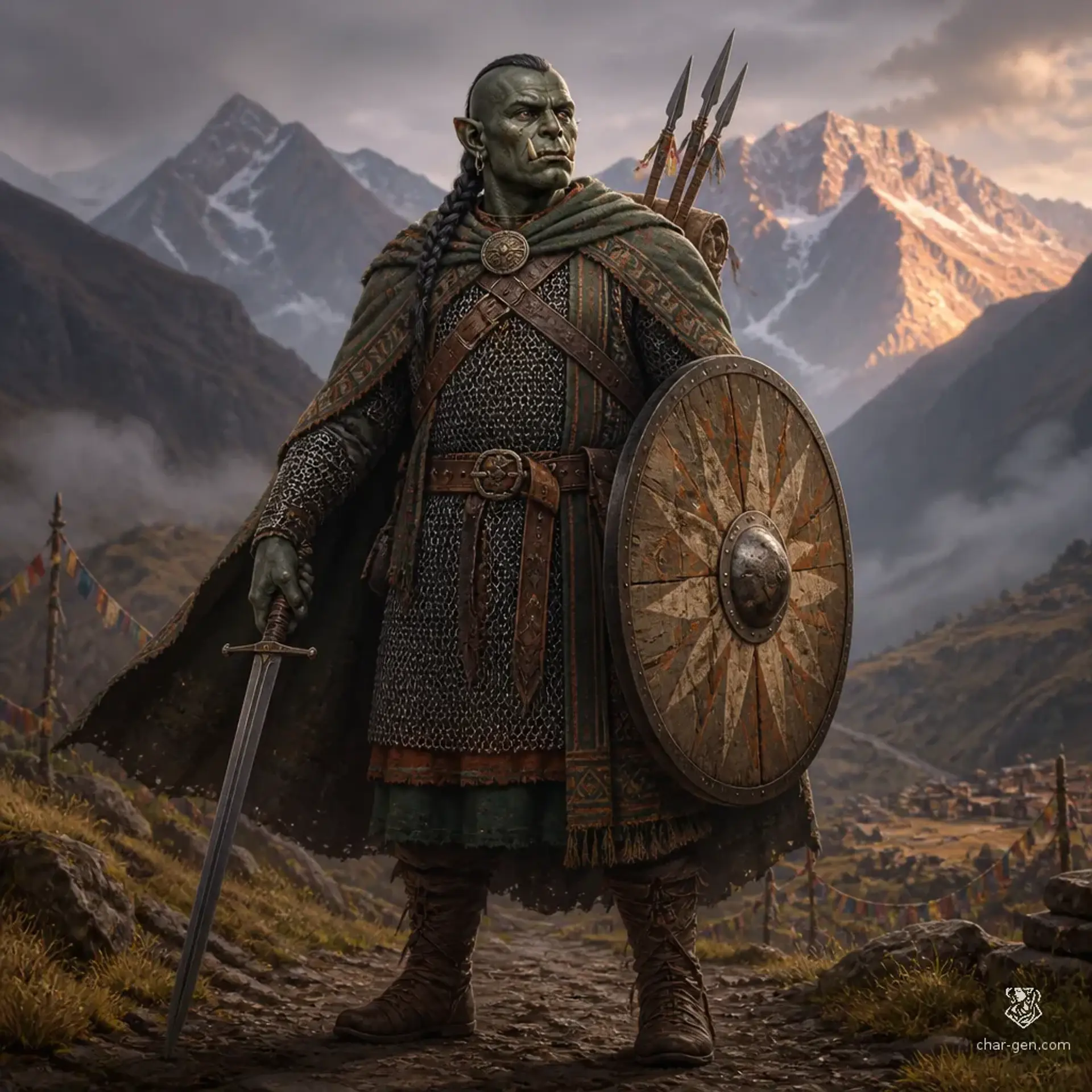 Shessha Quispe - AI-generated fantasy Character