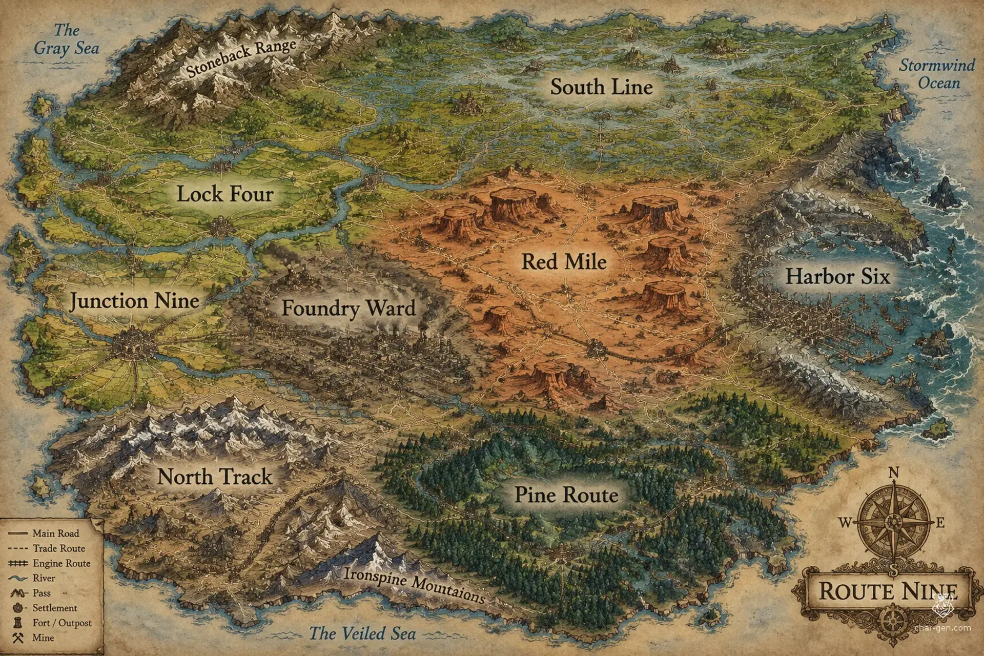 Route Nine