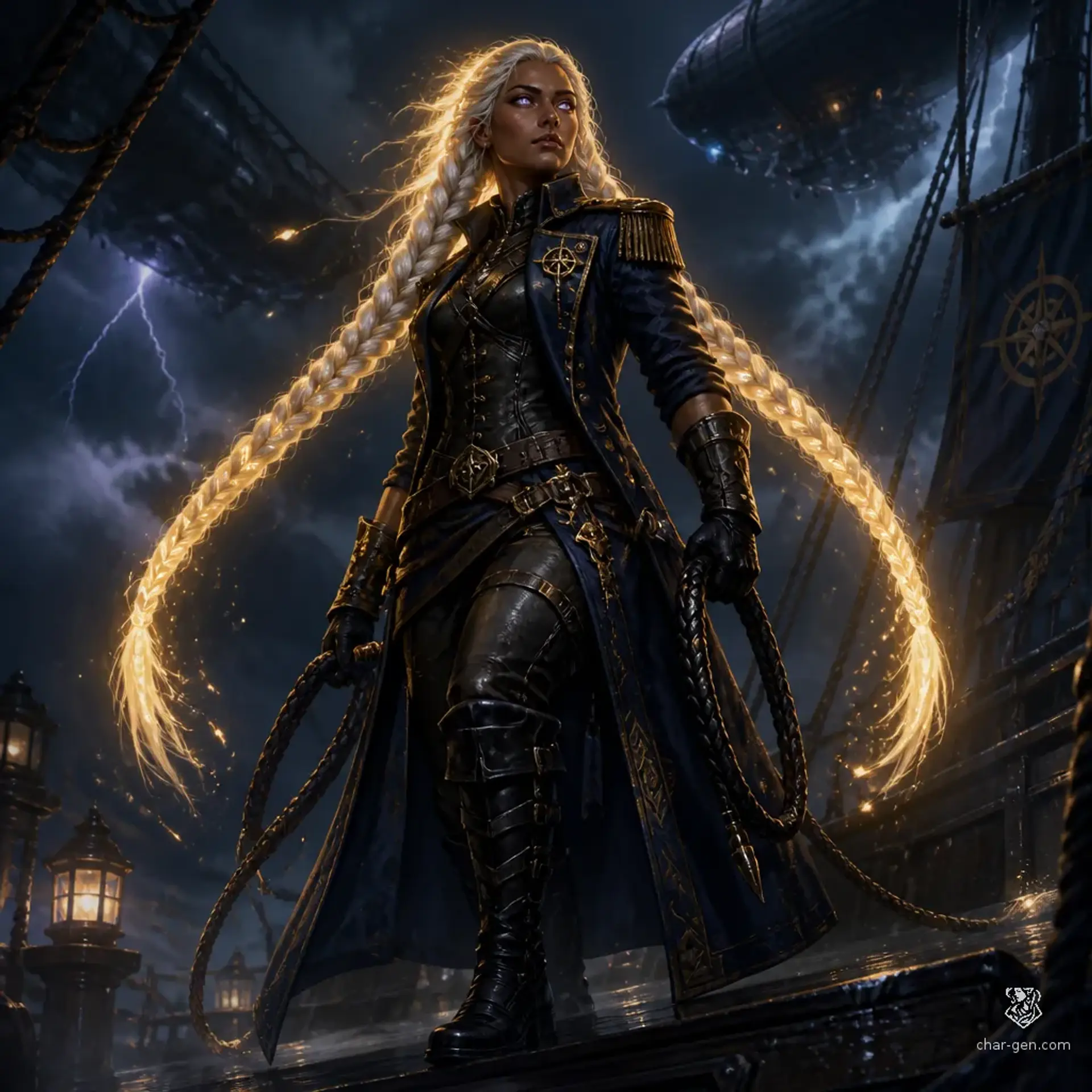 Zel Ryder von Rapun - AI-generated fantasy Character
