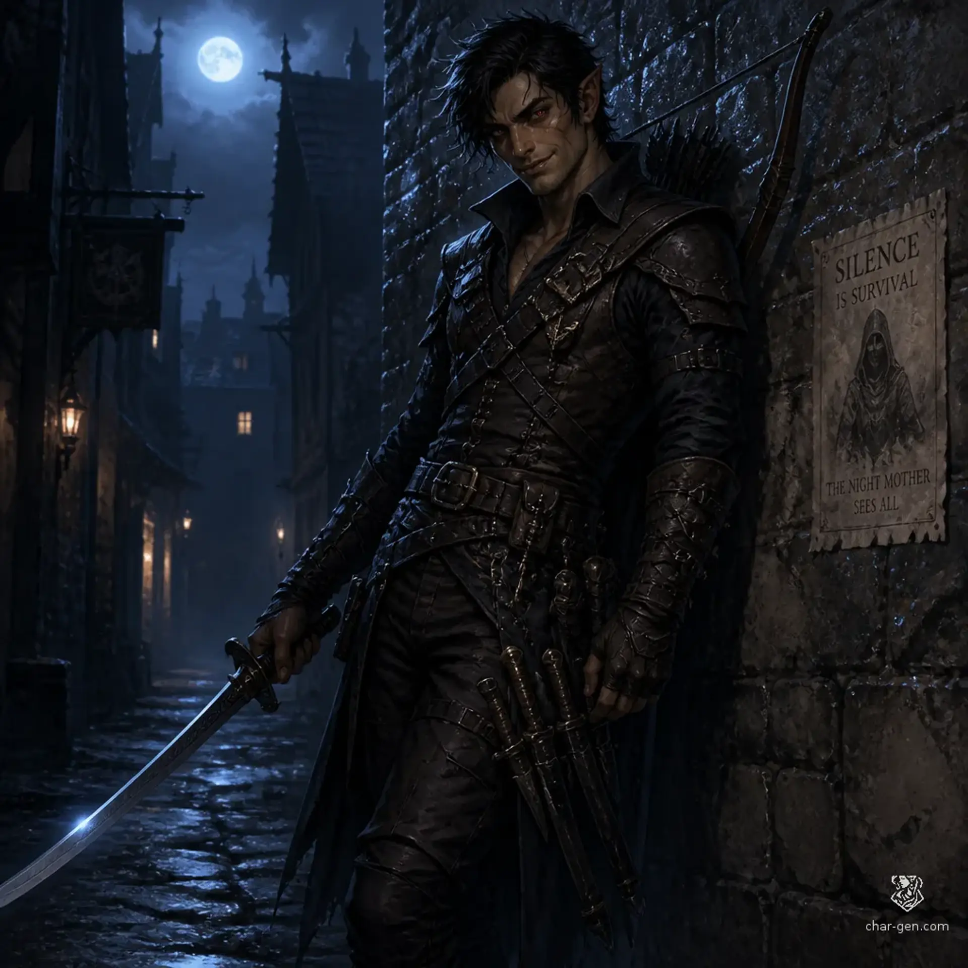 Kaito Vane - AI-generated fantasy Character