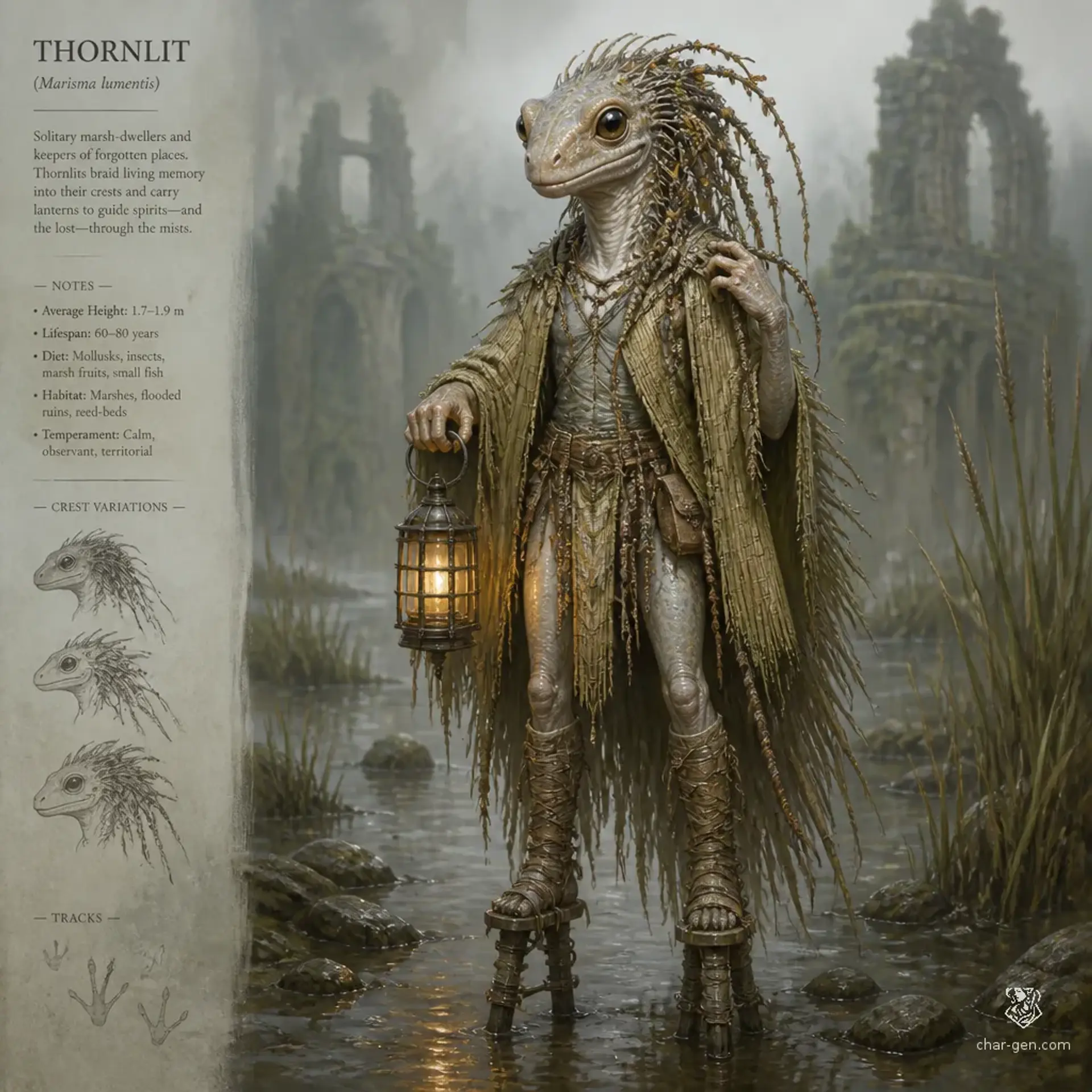 Thornlit - AI-generated fantasy Species