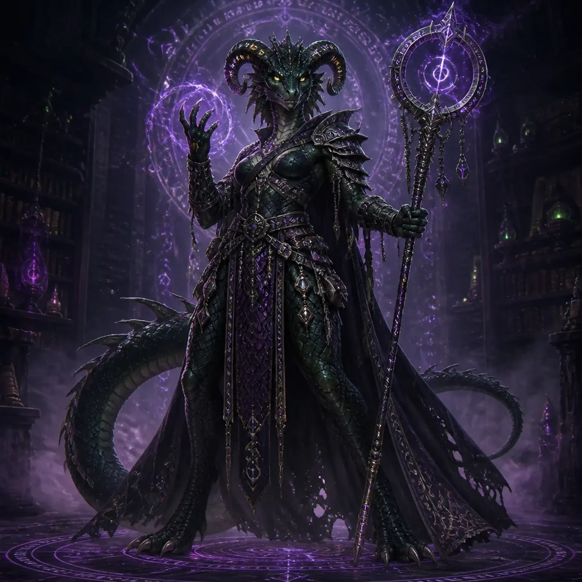 Maa'raxia - AI-generated fantasy Character