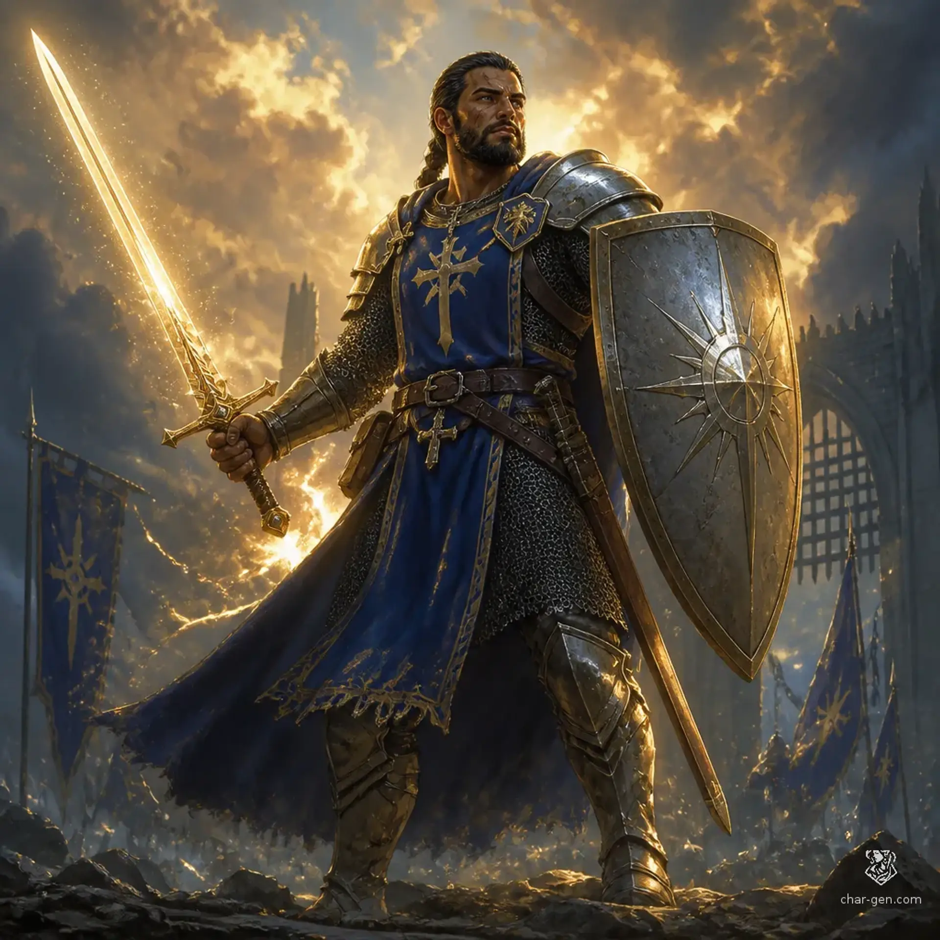 Arjun - AI-generated fantasy Character