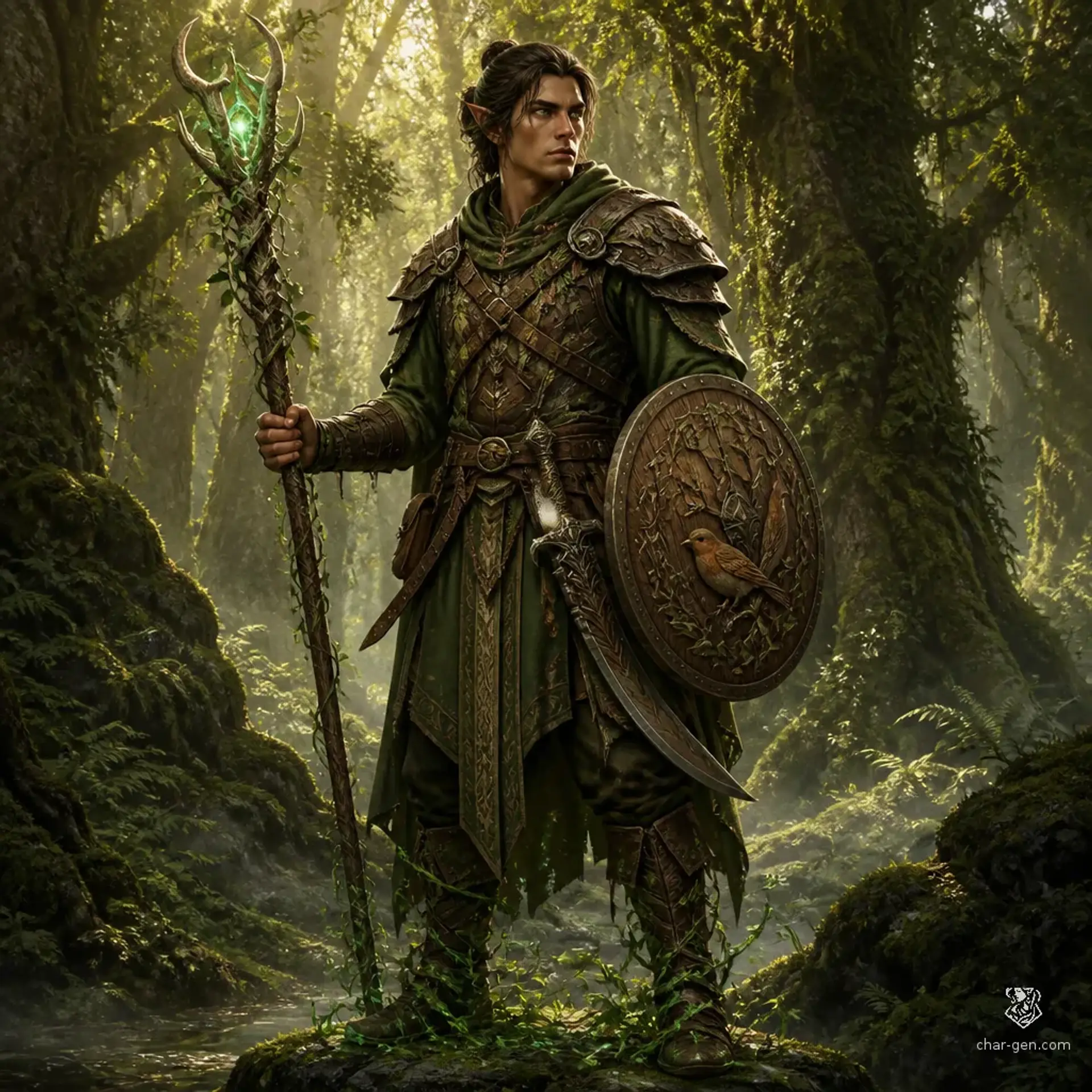 Corsian - AI-generated fantasy Character