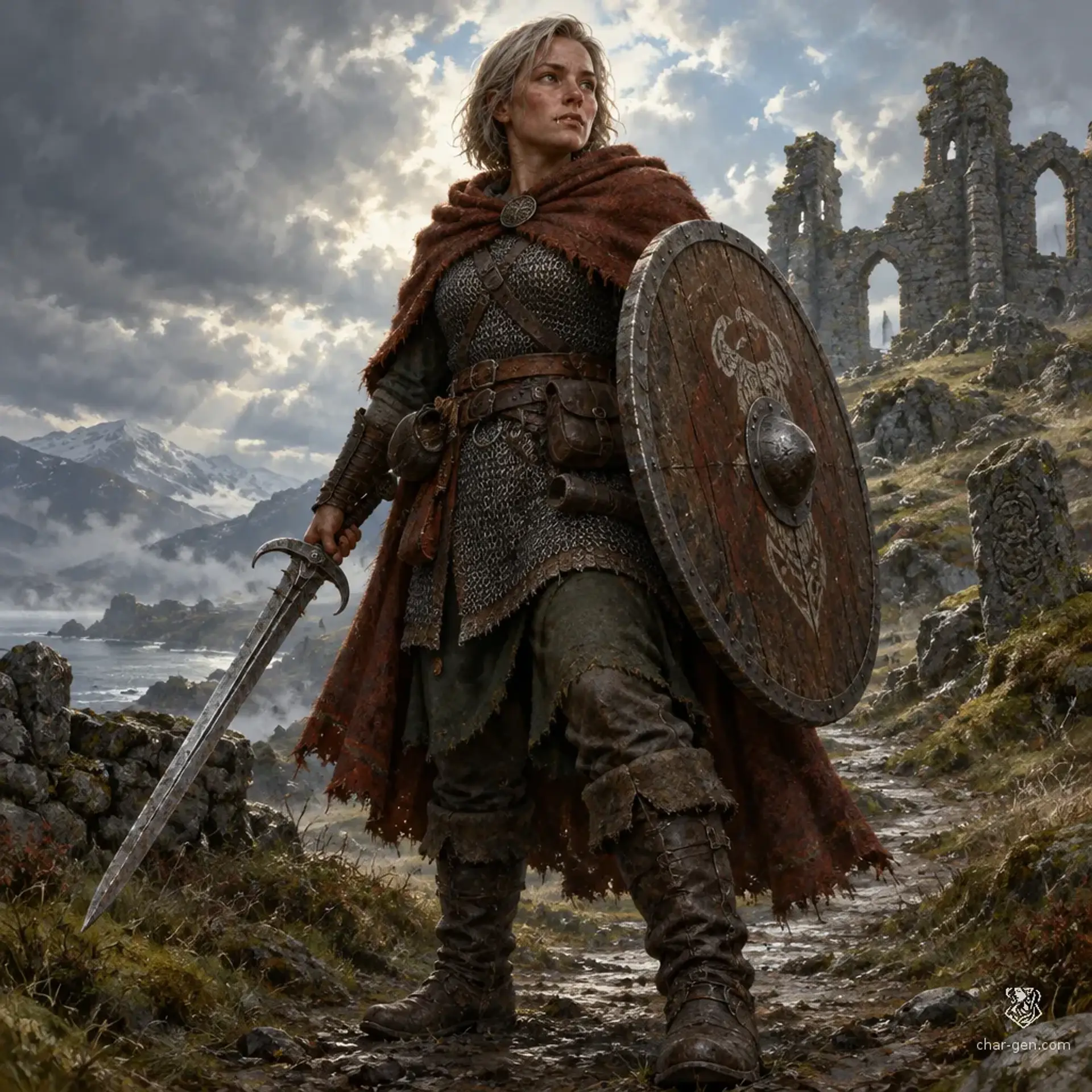 Aino Vaarala - AI-generated fantasy Character