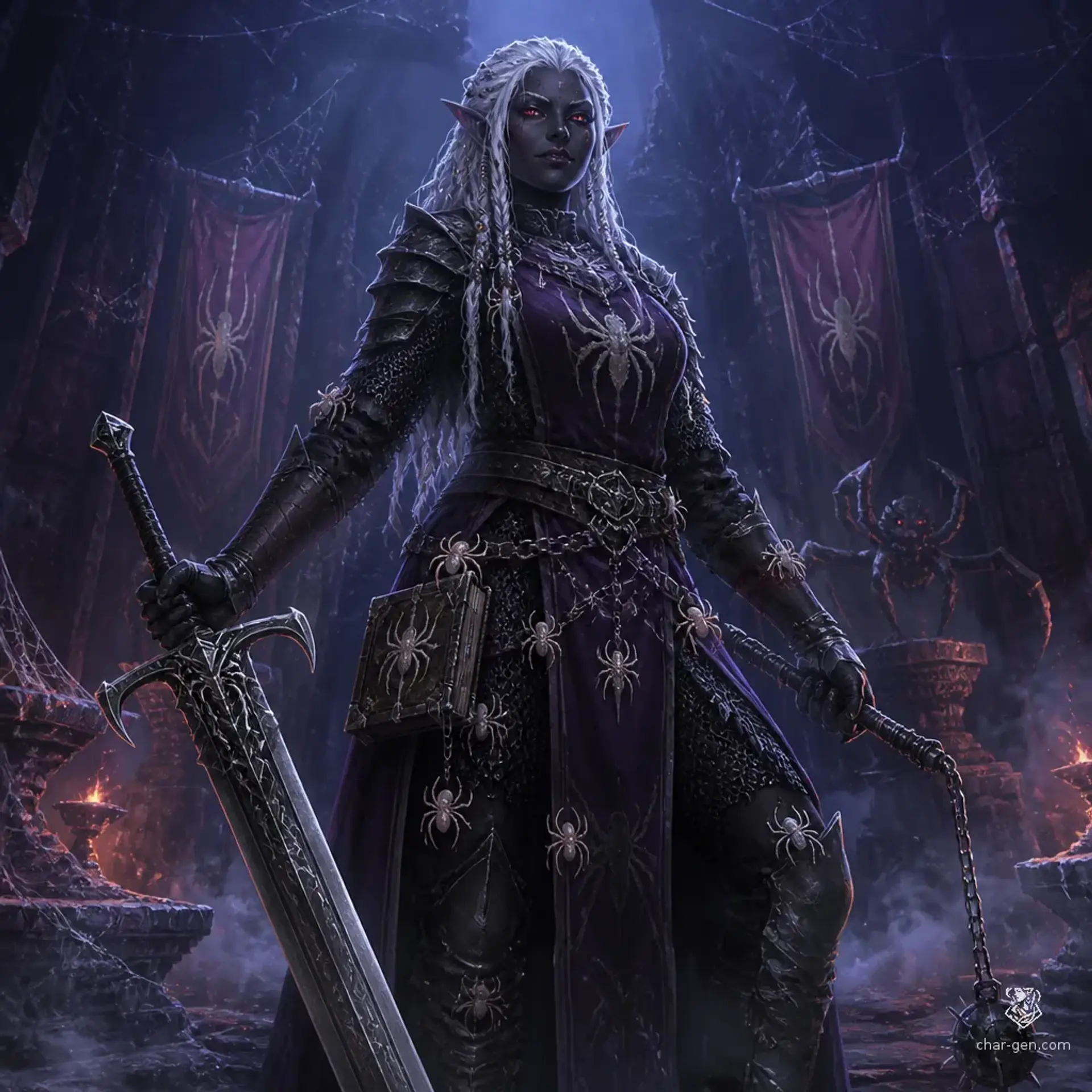 Aurelia Malice - AI-generated fantasy Character