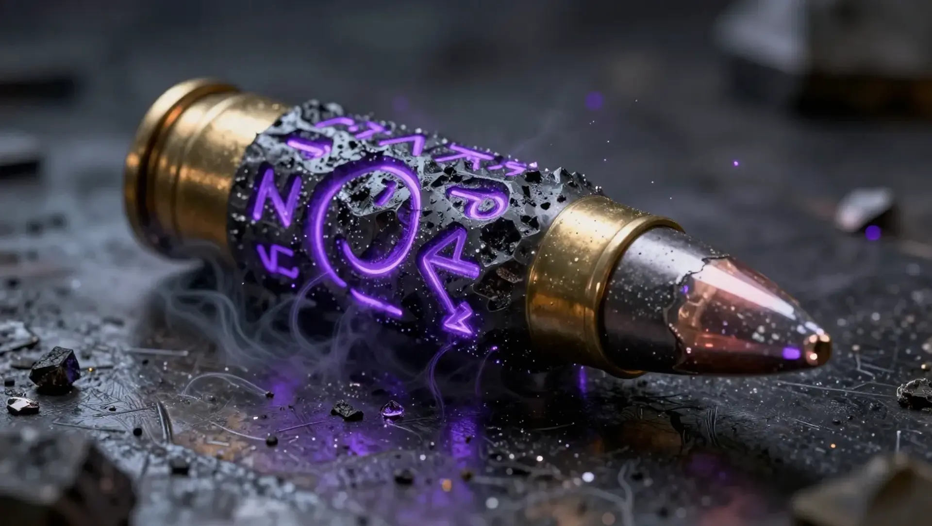 Null-Point Obliterator Rounds (12.7x55mm) - AI-generated fantasy Magic Item