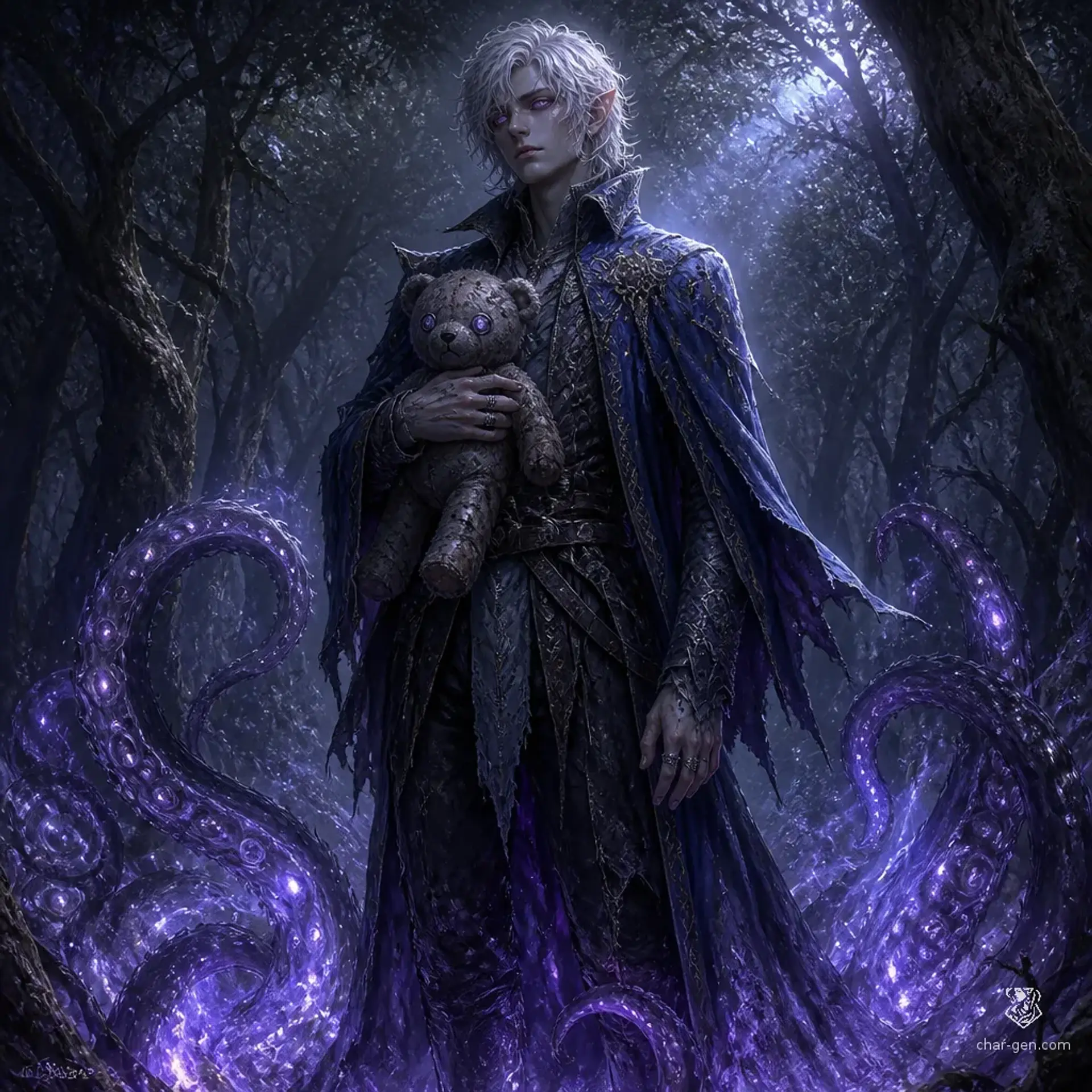 Lysander Silverleaf - AI-generated fantasy Character