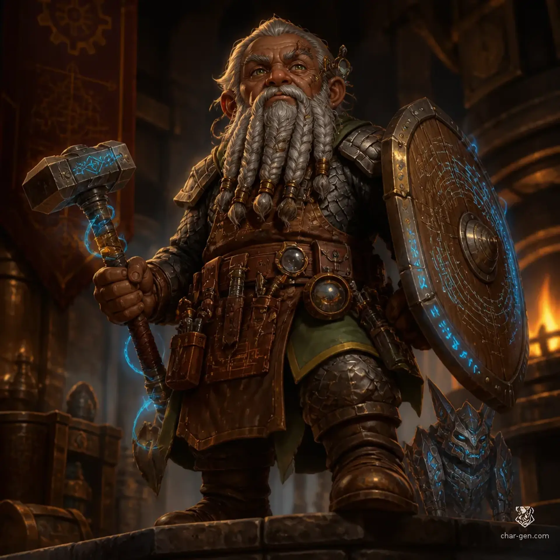 Berrik Copperwhistle - AI-generated fantasy Character