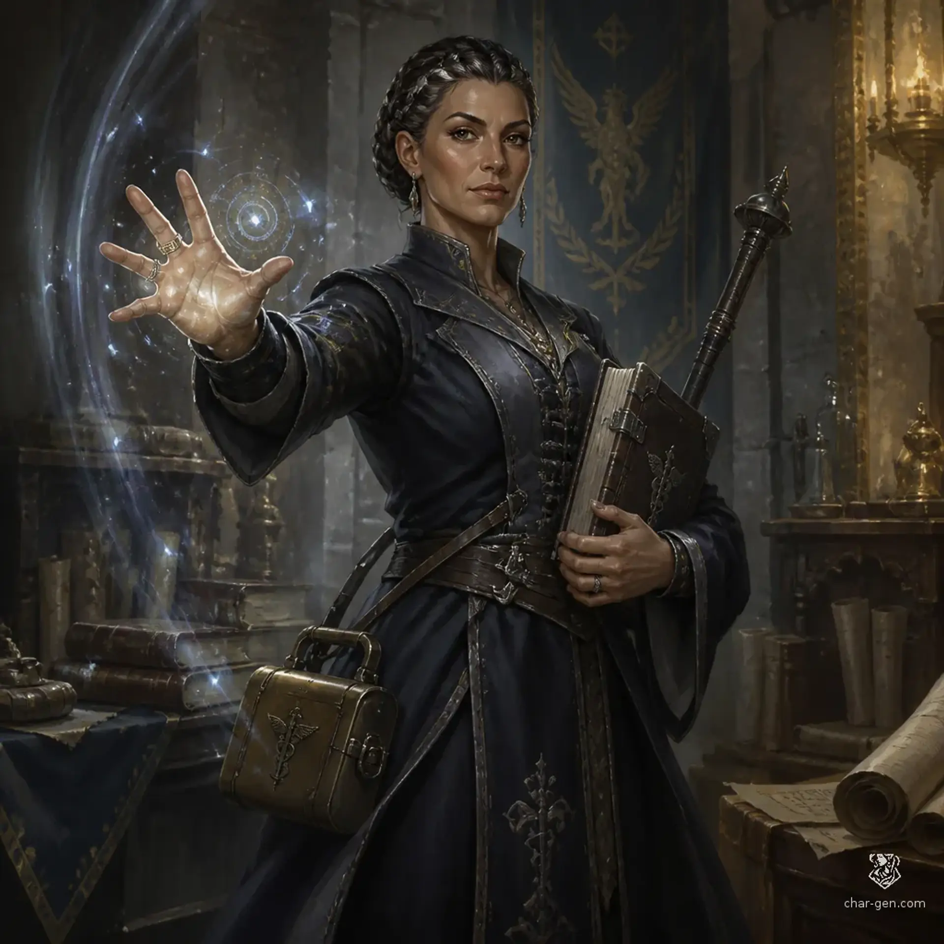 Nahrin Qazbek - AI-generated fantasy Character
