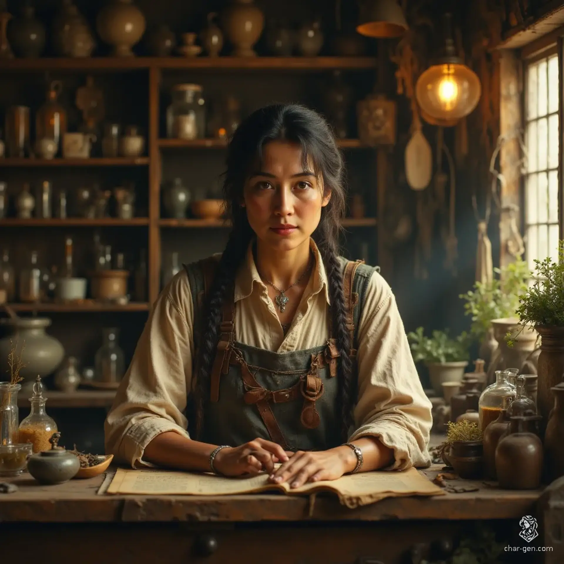 The Cedar Nook - AI-generated fantasy Shop