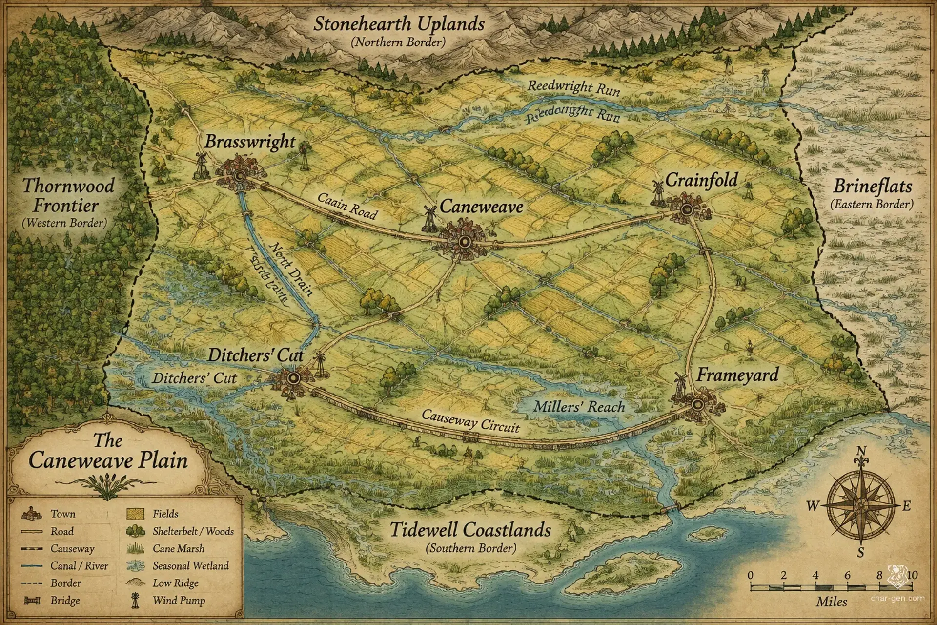 The Caneweave Plain