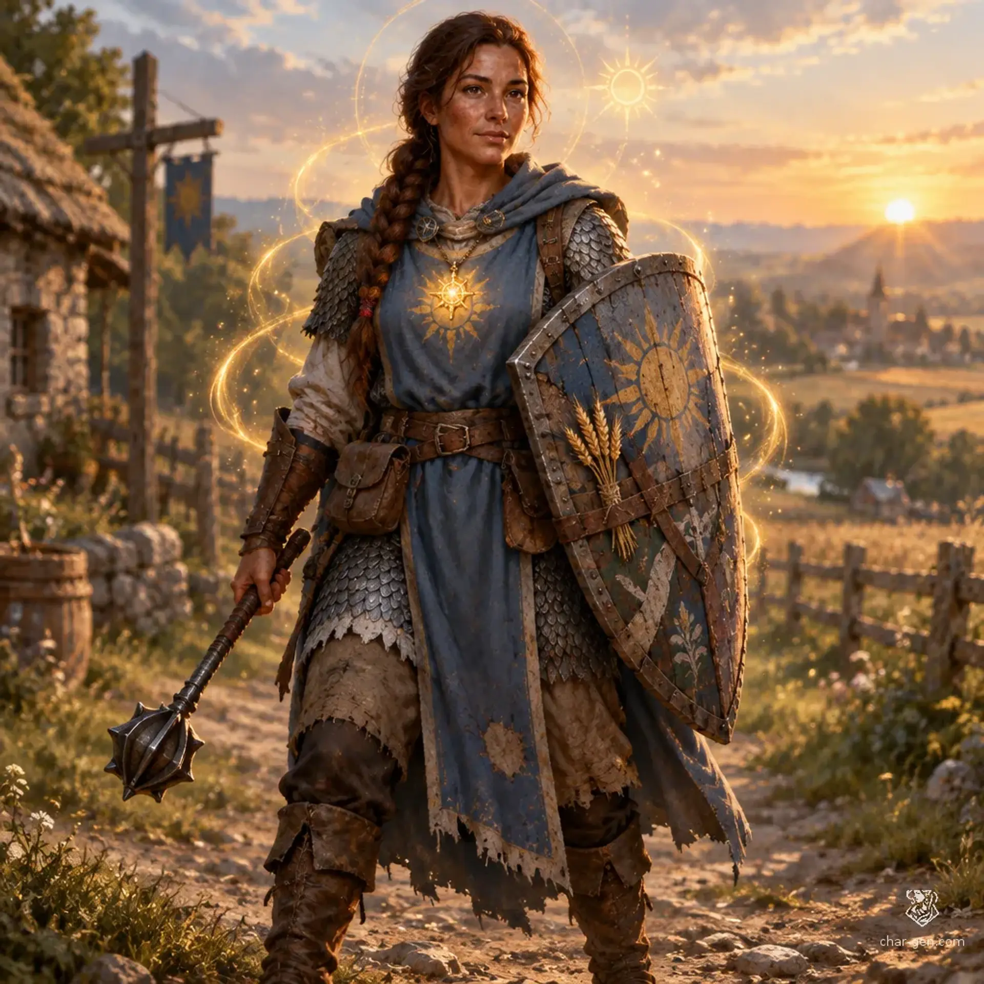 Goldie - AI-generated fantasy Character