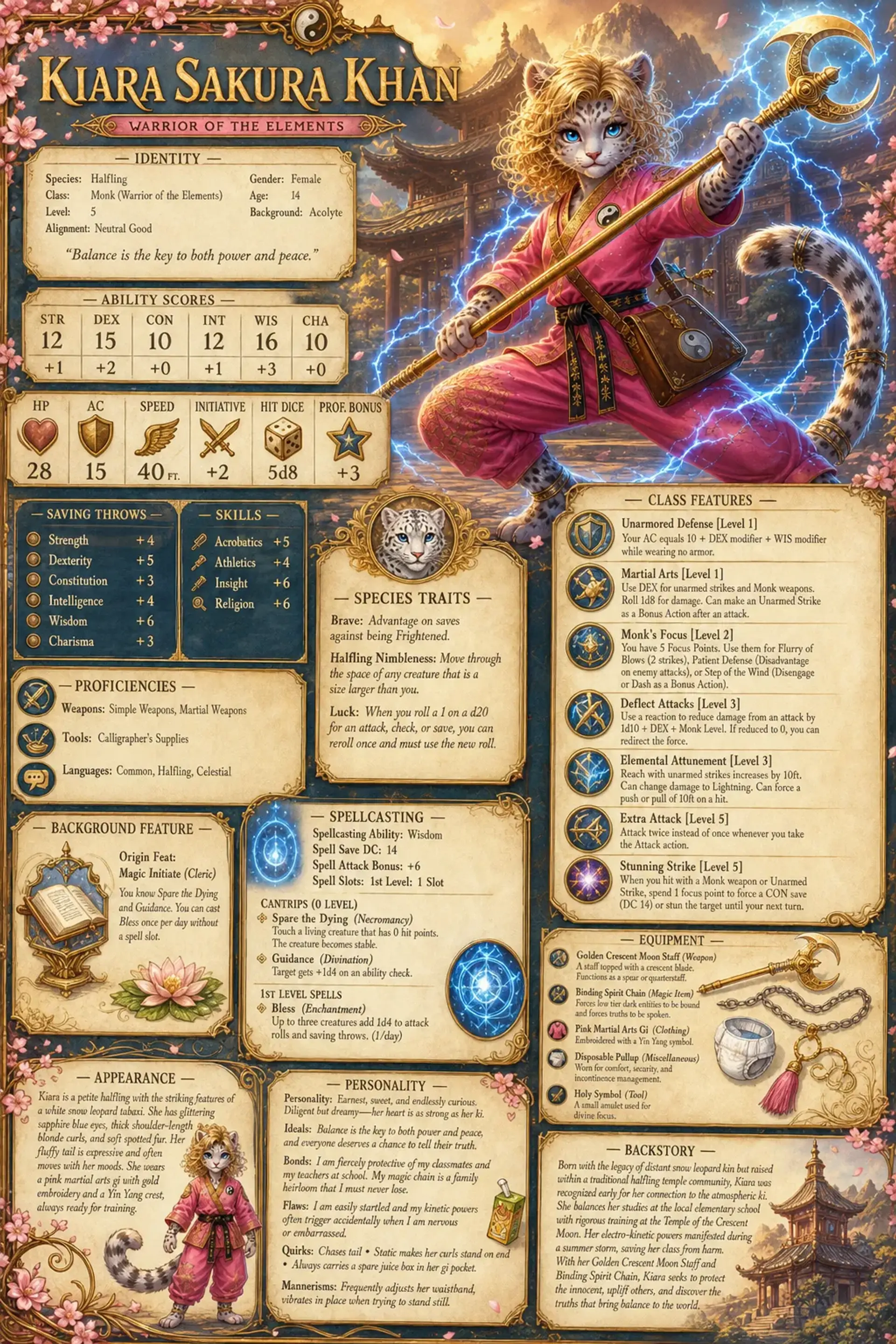 Character Sheet