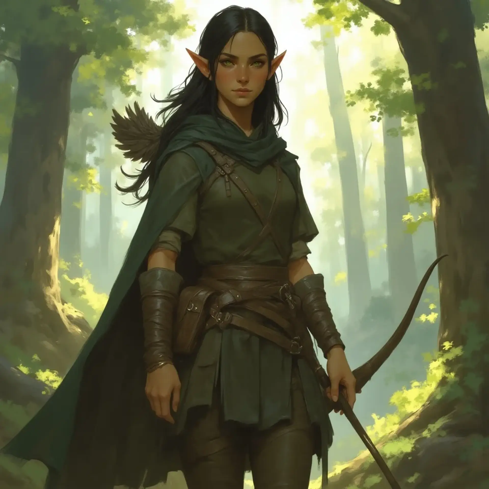 Saelith Veyrhil - AI-generated fantasy NPC