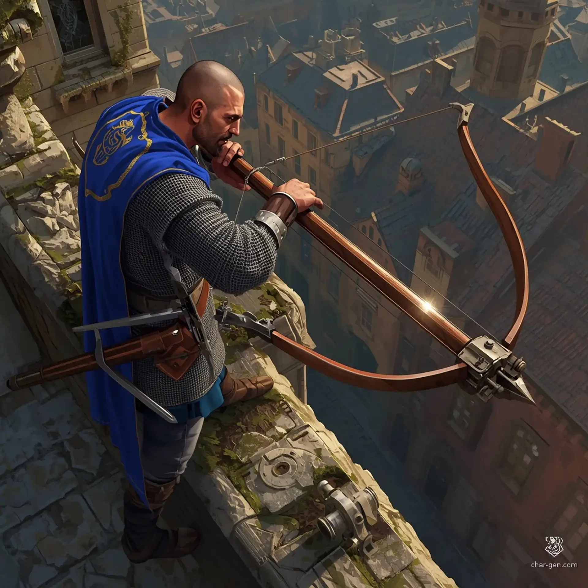 Asphemor City Marksman - AI-generated fantasy Monster