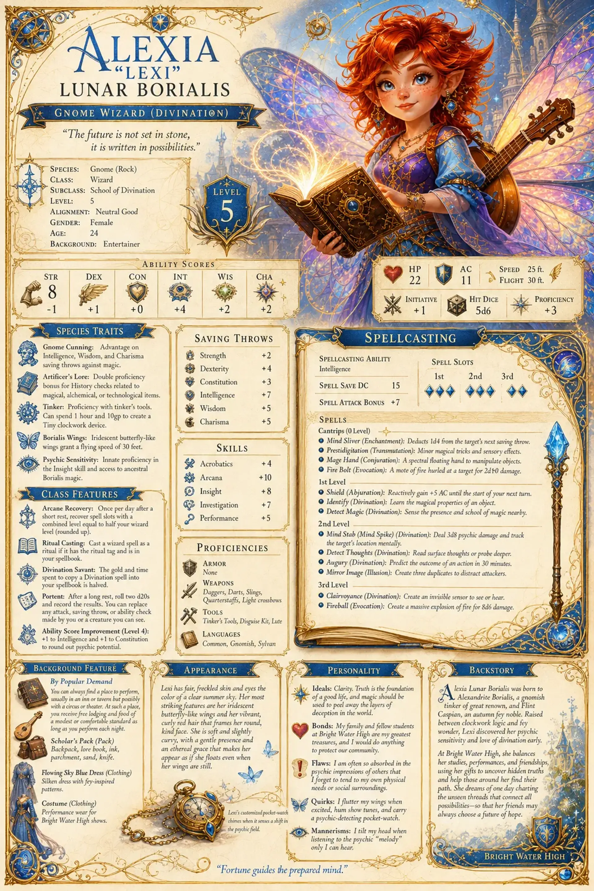 Character Sheet