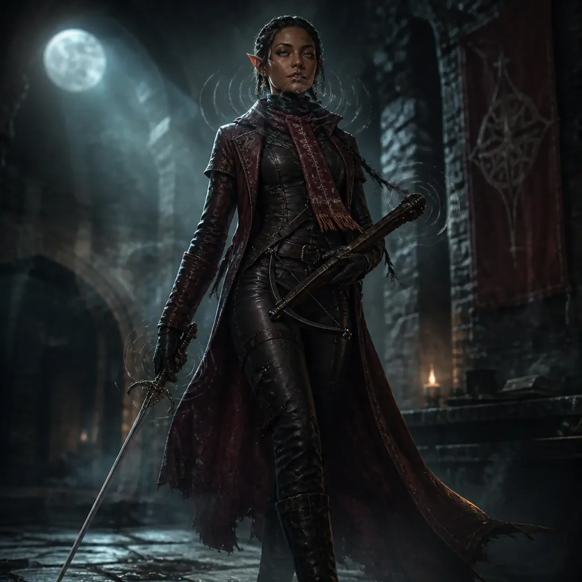 Hakira Miarie - AI-generated fantasy Character