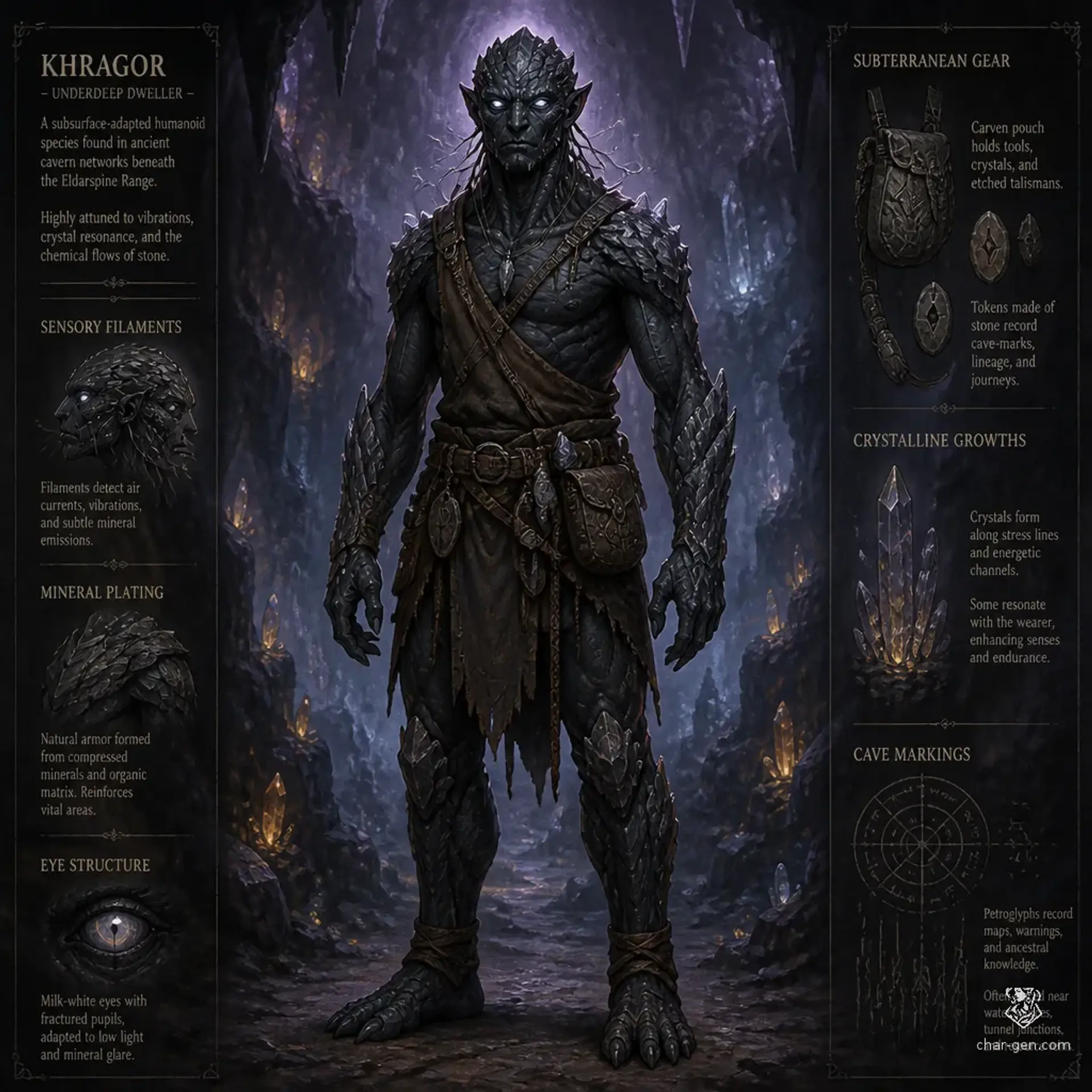 Umbraclast - AI-generated fantasy Species