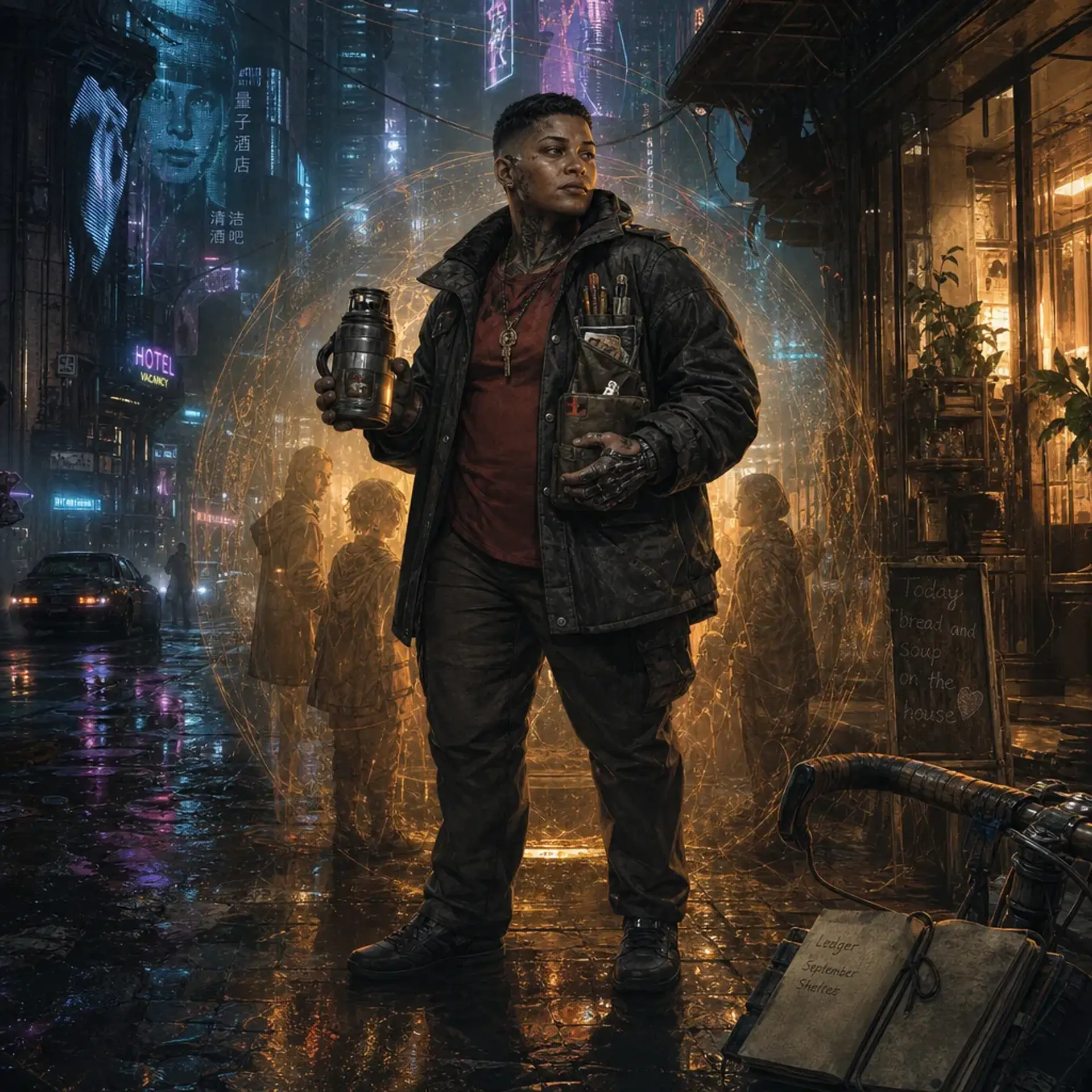 Bamidele Adekunle - AI-generated fantasy Character