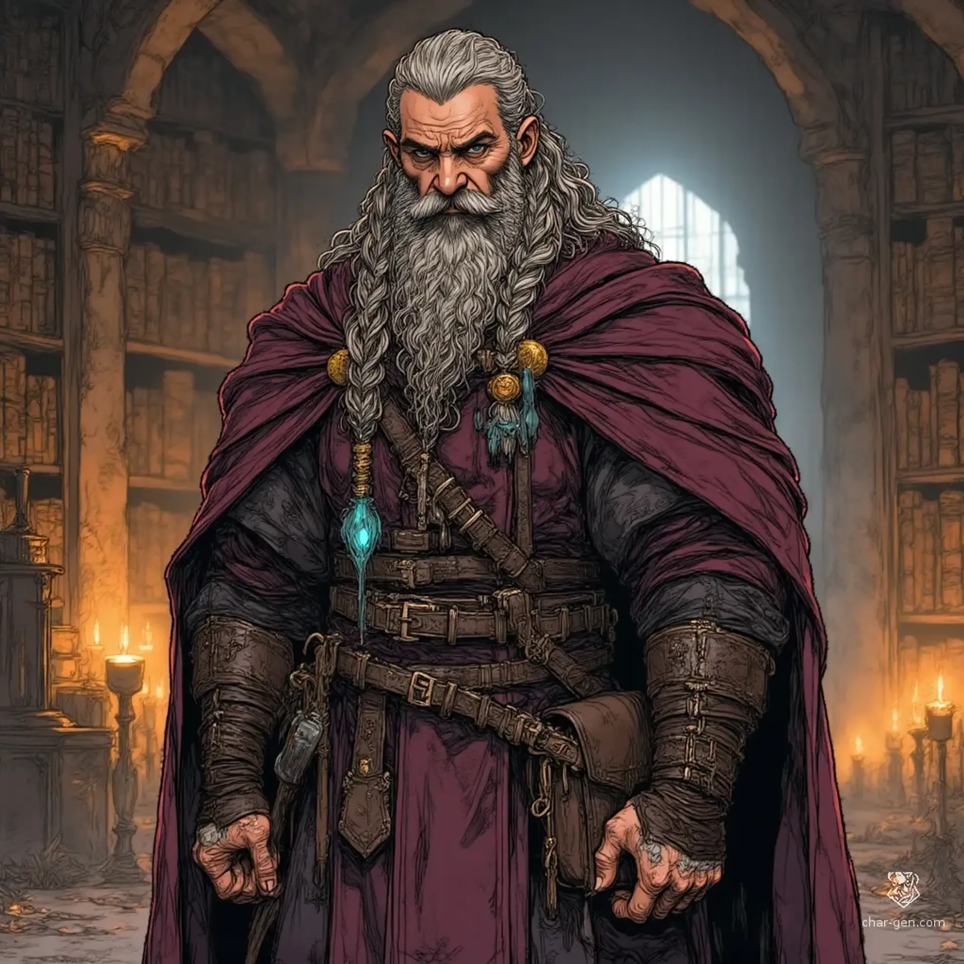 Father Elros Ulthain - AI-generated fantasy NPC