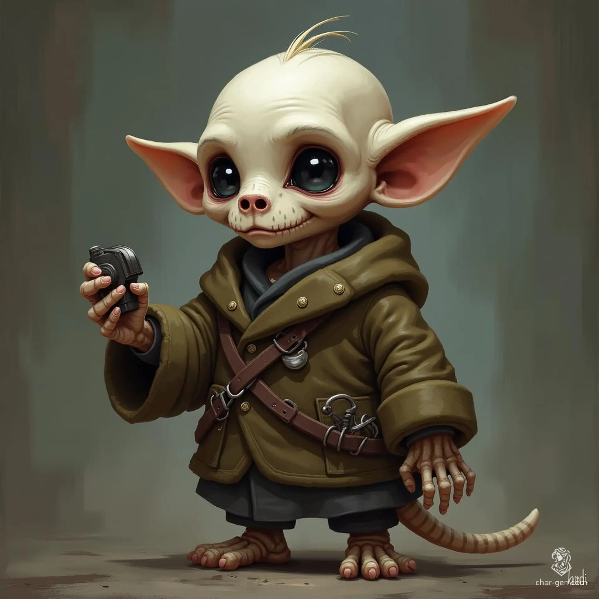 Simon is an intrepid skeletal halfling investigator, driven by insatiable curiosity and sharp intellect. Despite his lack of ears, he possesses a keen ability to uncover hidden truths, navigating the shadows of his world with cunning and a unique perspective on the mysteries that beg to be solved.