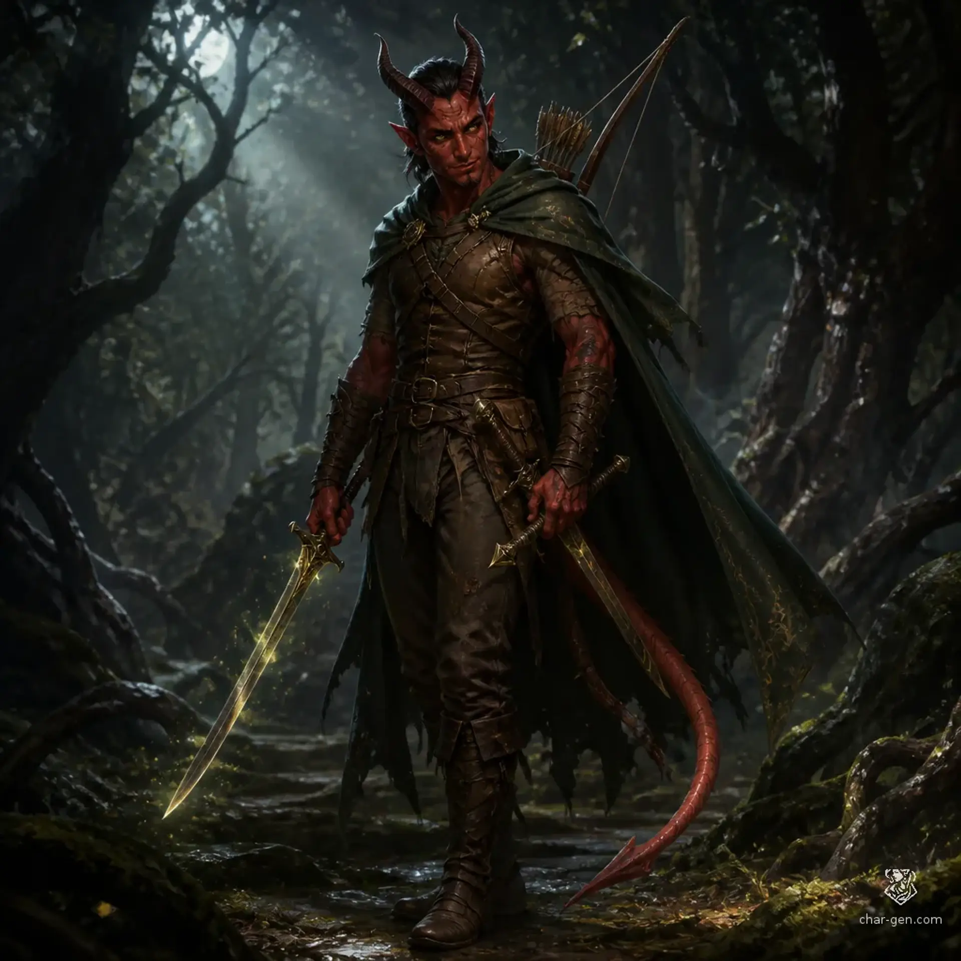 Arsenic - AI-generated fantasy Character