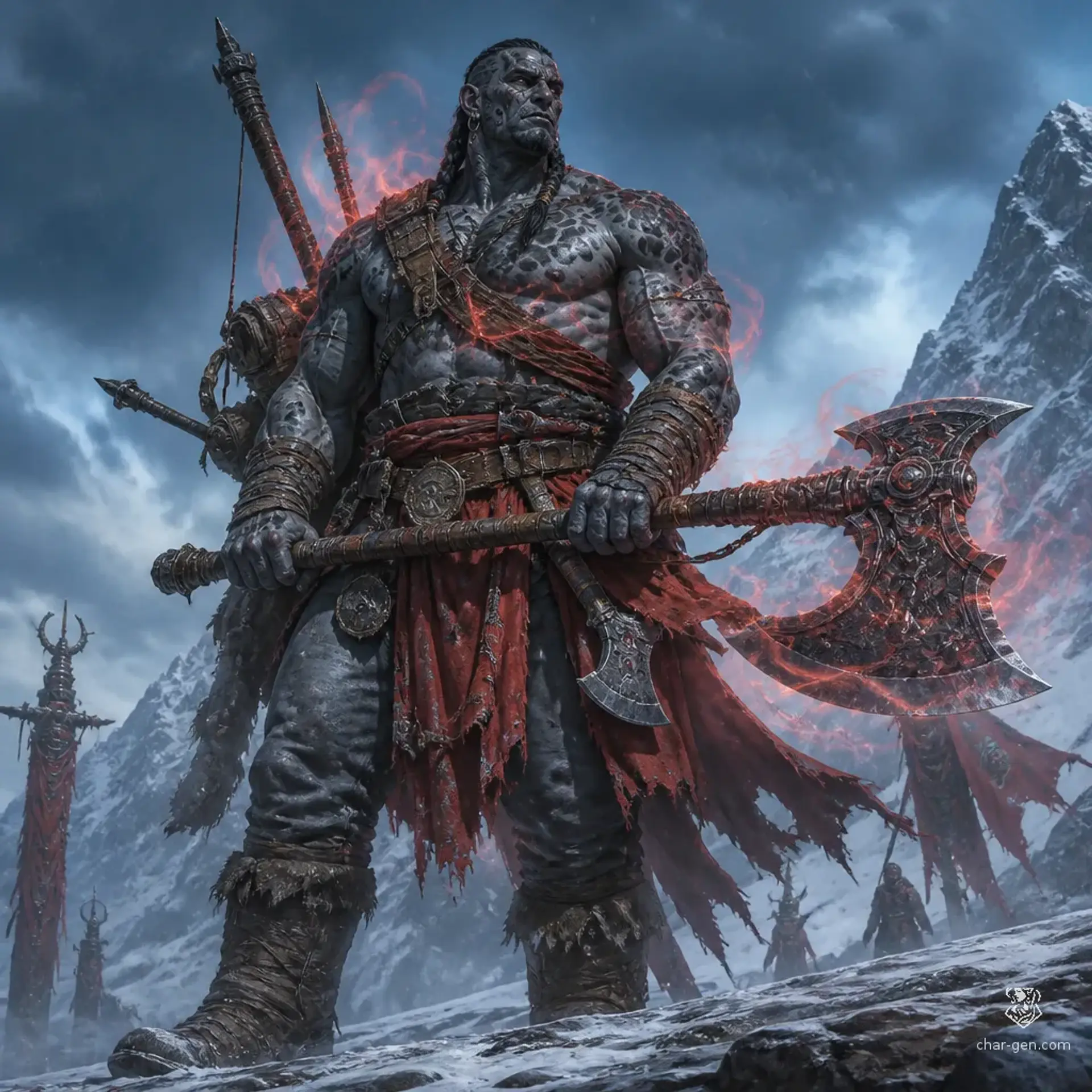 Mekhrun Vasker - AI-generated fantasy Character