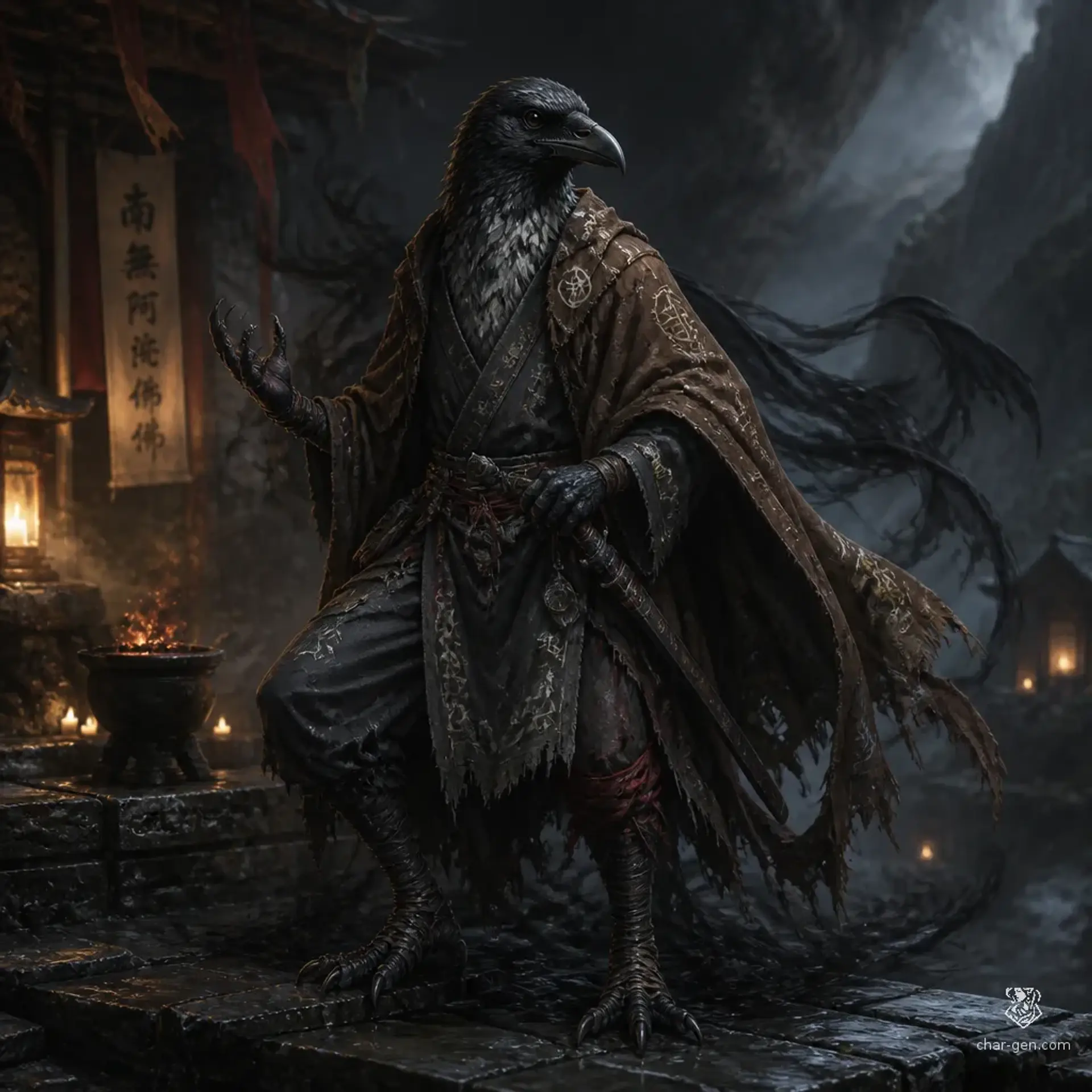 Scray - AI-generated fantasy Character