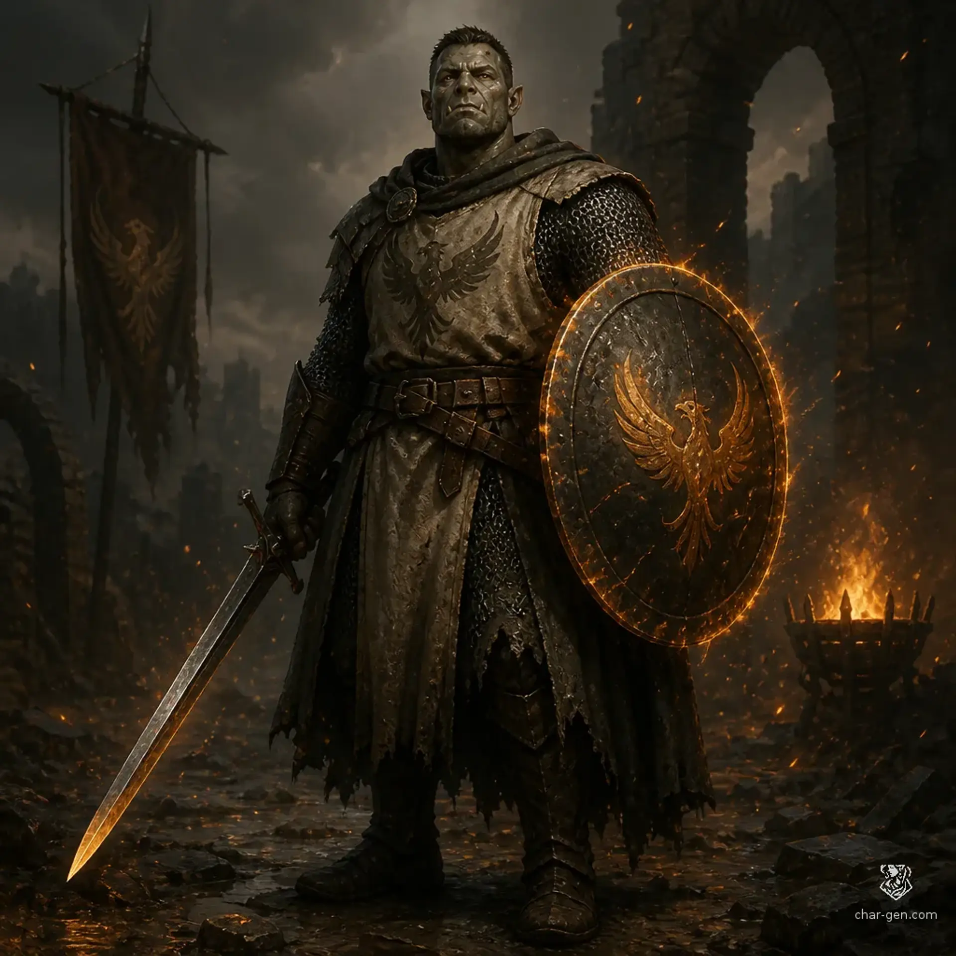 Korran - AI-generated fantasy Character