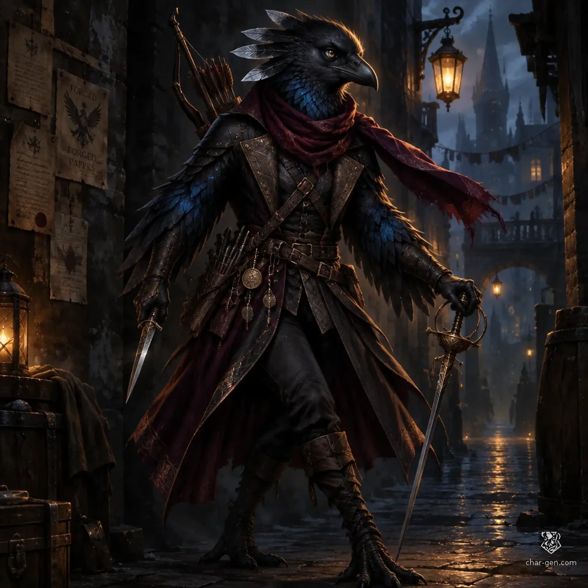 Anathemir - AI-generated fantasy Character